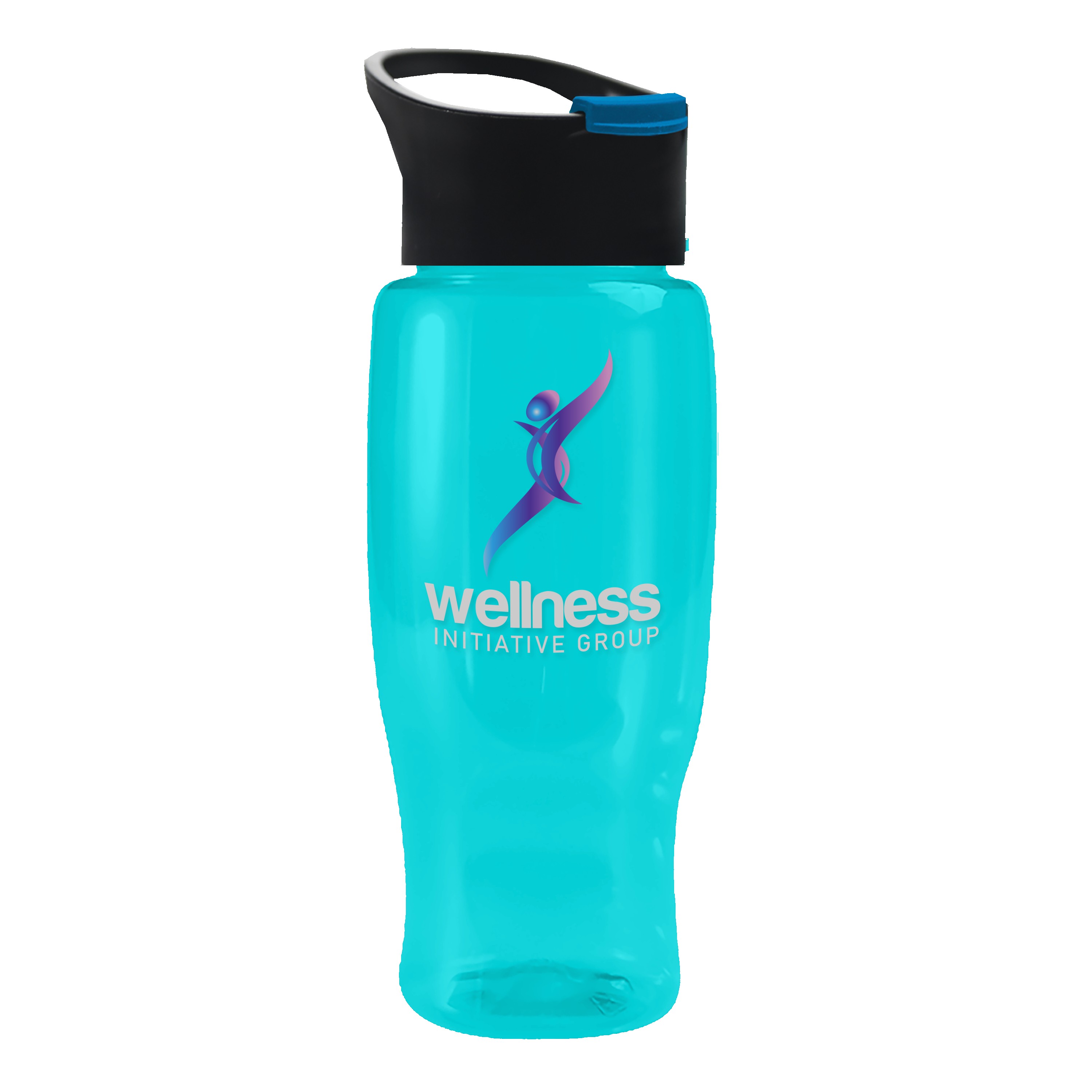 Garyline® Poly+ Recycled Bottle with Pop-Up Lid - 27 oz. 2