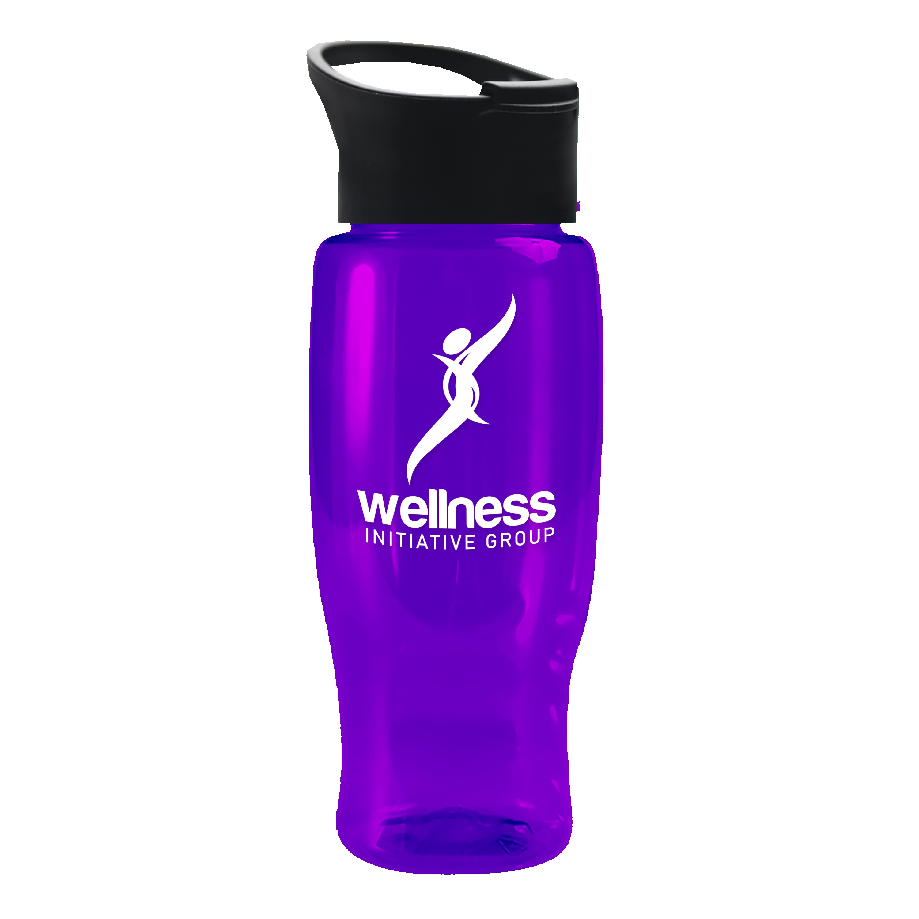Garyline® Poly+ Recycled Bottle with Pop-Up Lid - 27 oz. 2