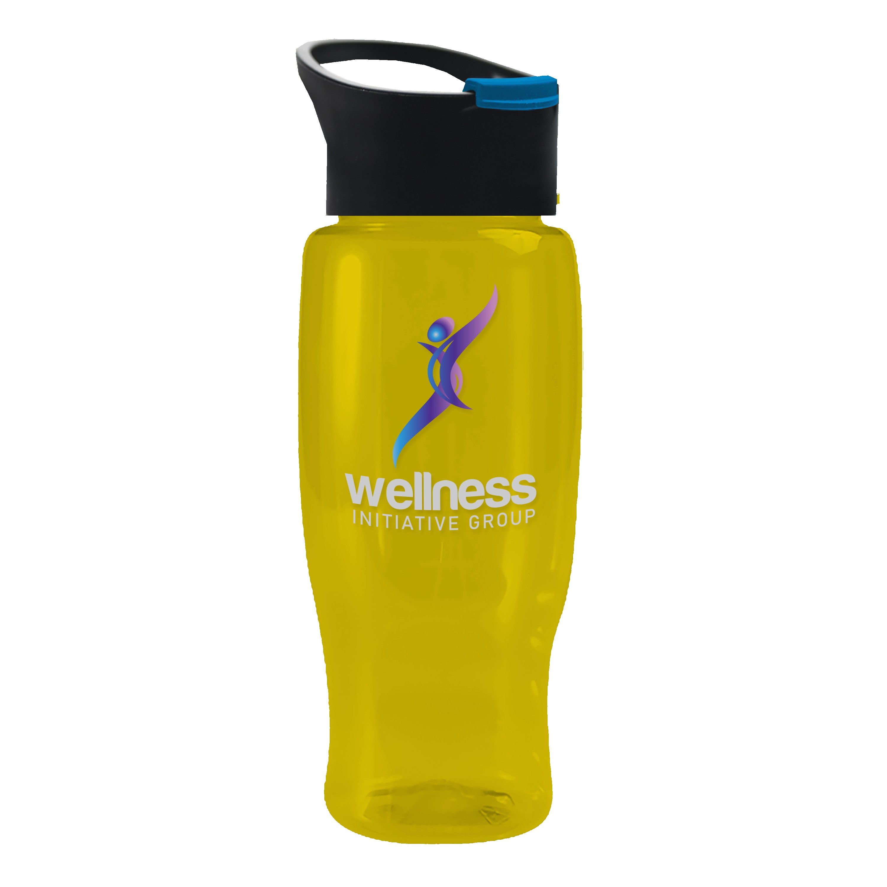 Garyline® Poly+ Recycled Bottle with Pop-Up Lid - 27 oz. 2