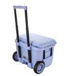 Coleman® Pro Series 55-Quart Wheeled Hard Cooler - 26357 desert sand angled image Coleman® Pro Series 55-Quart Wheeled Hard Cooler - 26357 desert sand angled image