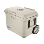 Coleman® Pro Series 55-Quart Wheeled Hard Cooler - 26357 neptune angled image Coleman® Pro Series 55-Quart Wheeled Hard Cooler - 26357 neptune angled image