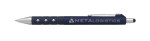 Good Value™ Cali Retractable Stylus RABS Pen - 56090_navy_clip up_fc.jpg Good Value™ Cali Retractable Stylus RABS Pen - 56090_navy_clip up_fc.jpg