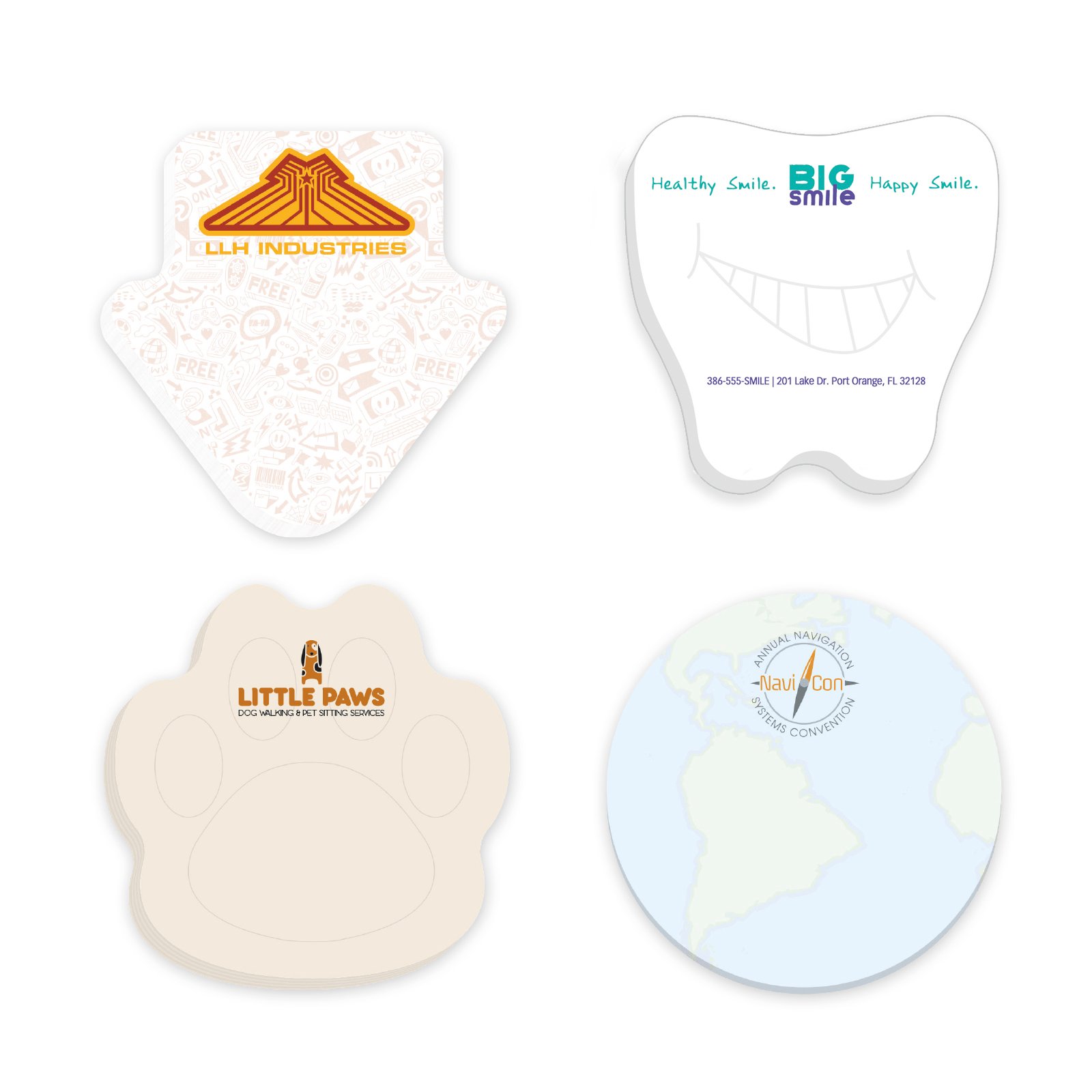 Souvenir® Sticky Note™ 3" x 3" Die Cut Pad, 50 sheet 2