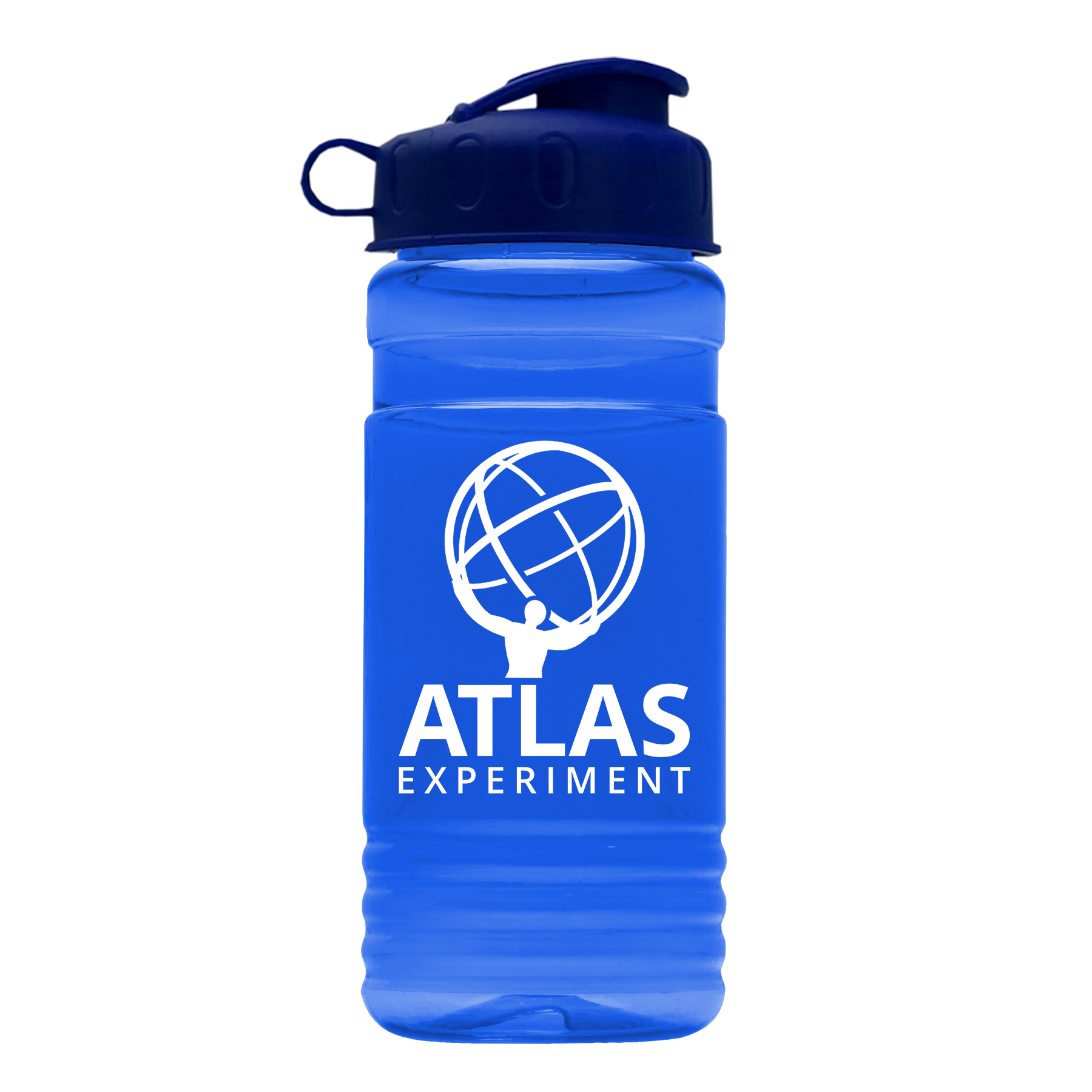 20 Oz. Transparent Sports Bottle w/Flip Top Lid 1