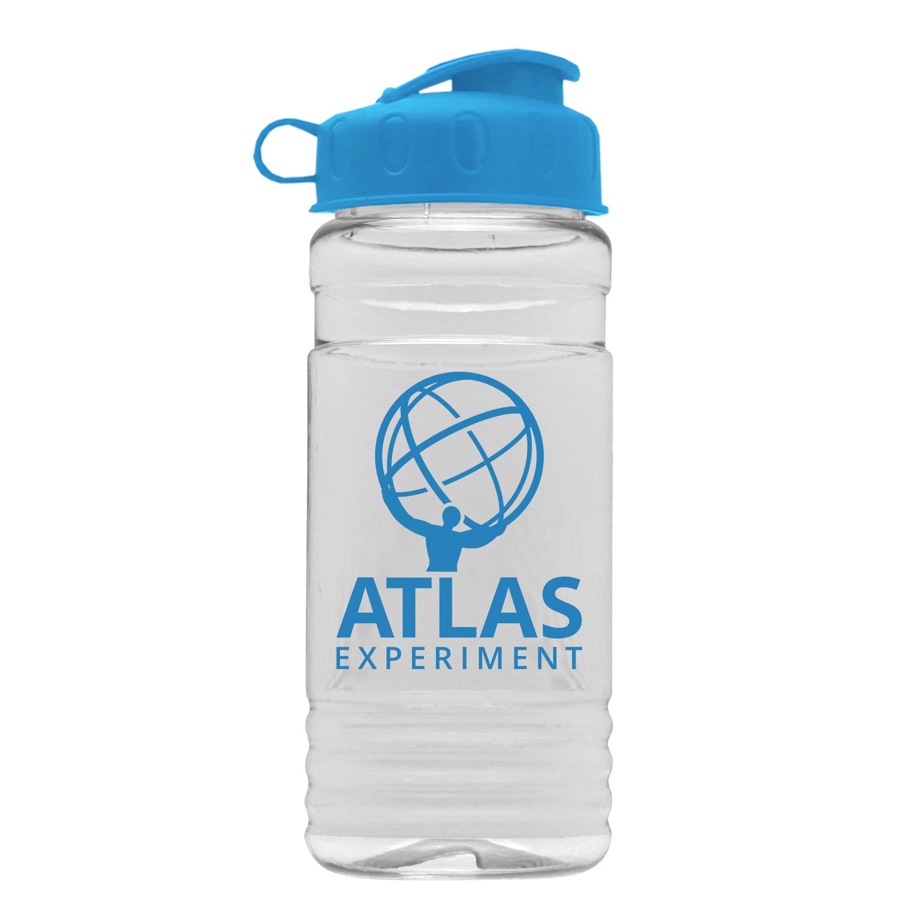 20 Oz. Transparent Sports Bottle w/Flip Top Lid 1