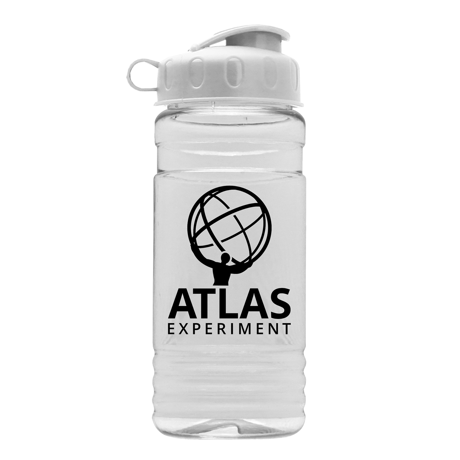 20 Oz. Transparent Sports Bottle w/Flip Top Lid 1