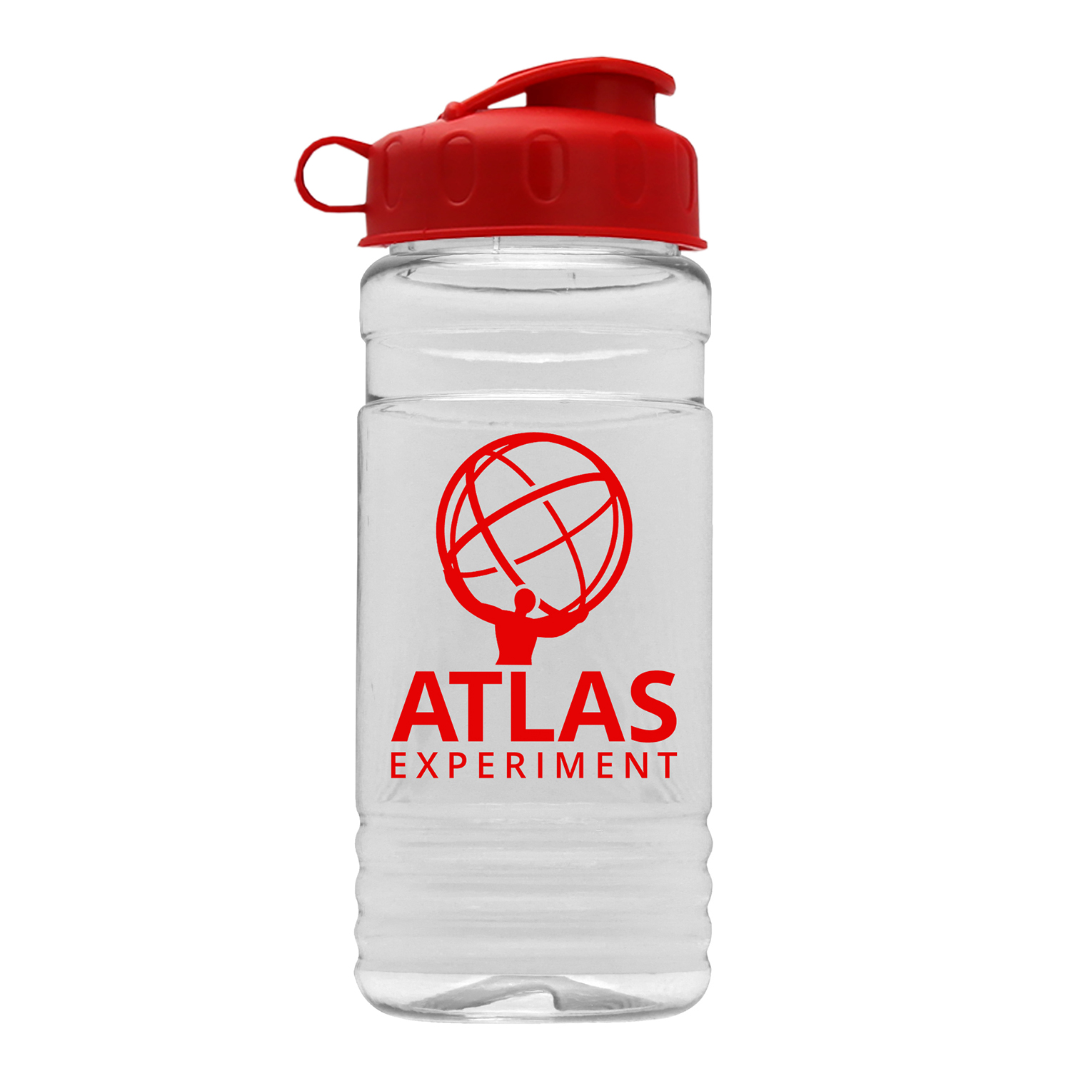 20 Oz. Transparent Sports Bottle w/Flip Top Lid 1