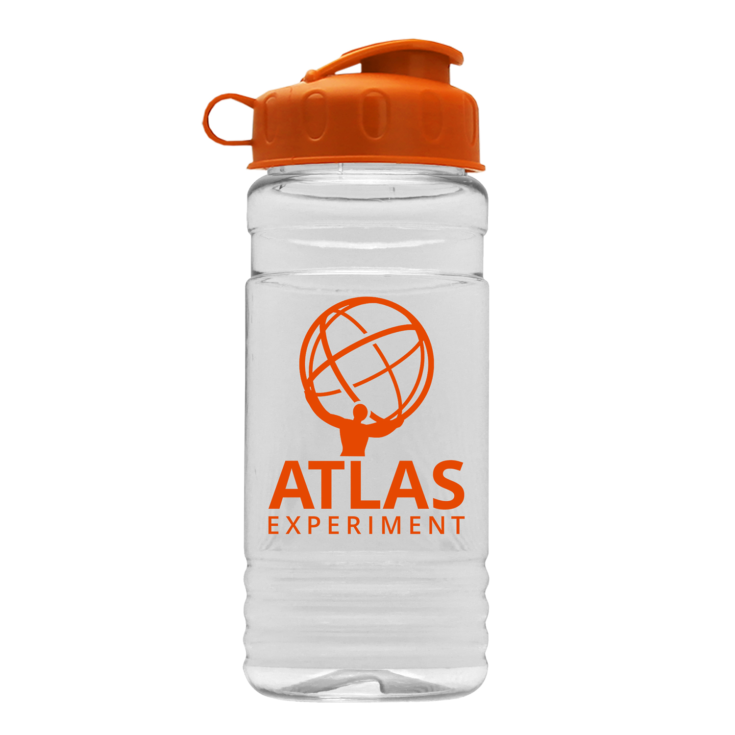 20 Oz. Transparent Sports Bottle w/Flip Top Lid 1