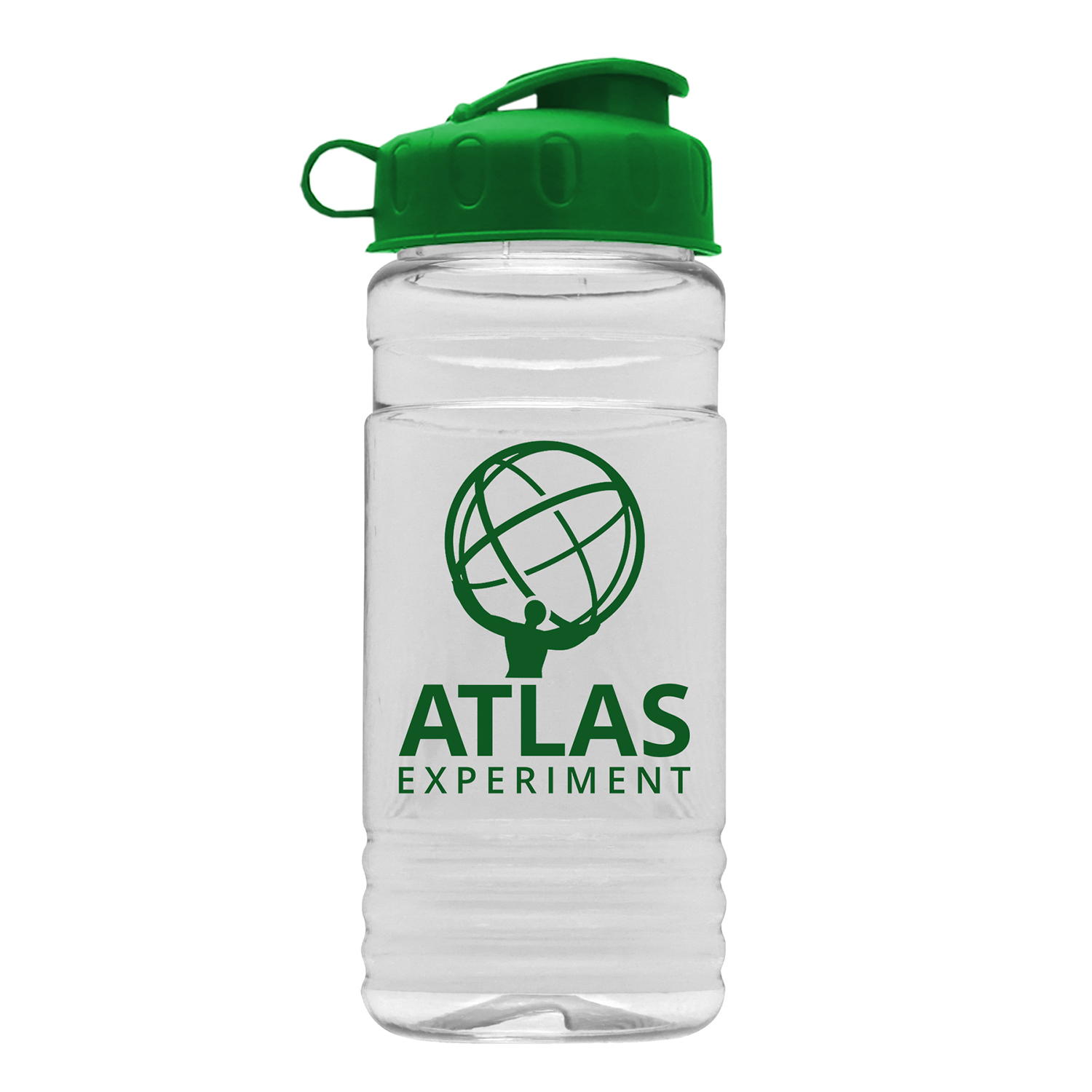20 Oz. Transparent Sports Bottle w/Flip Top Lid 1