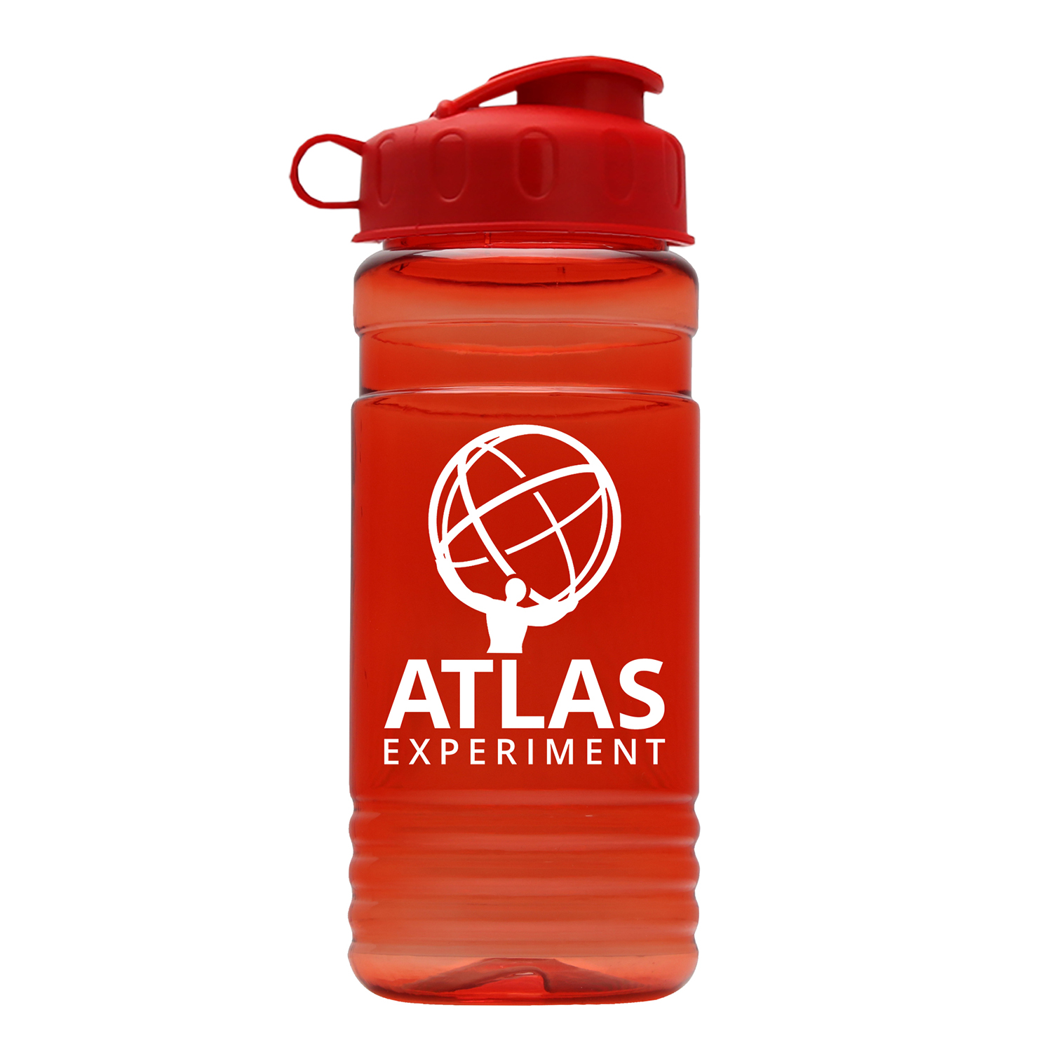 20 Oz. Transparent Sports Bottle w/Flip Top Lid 1