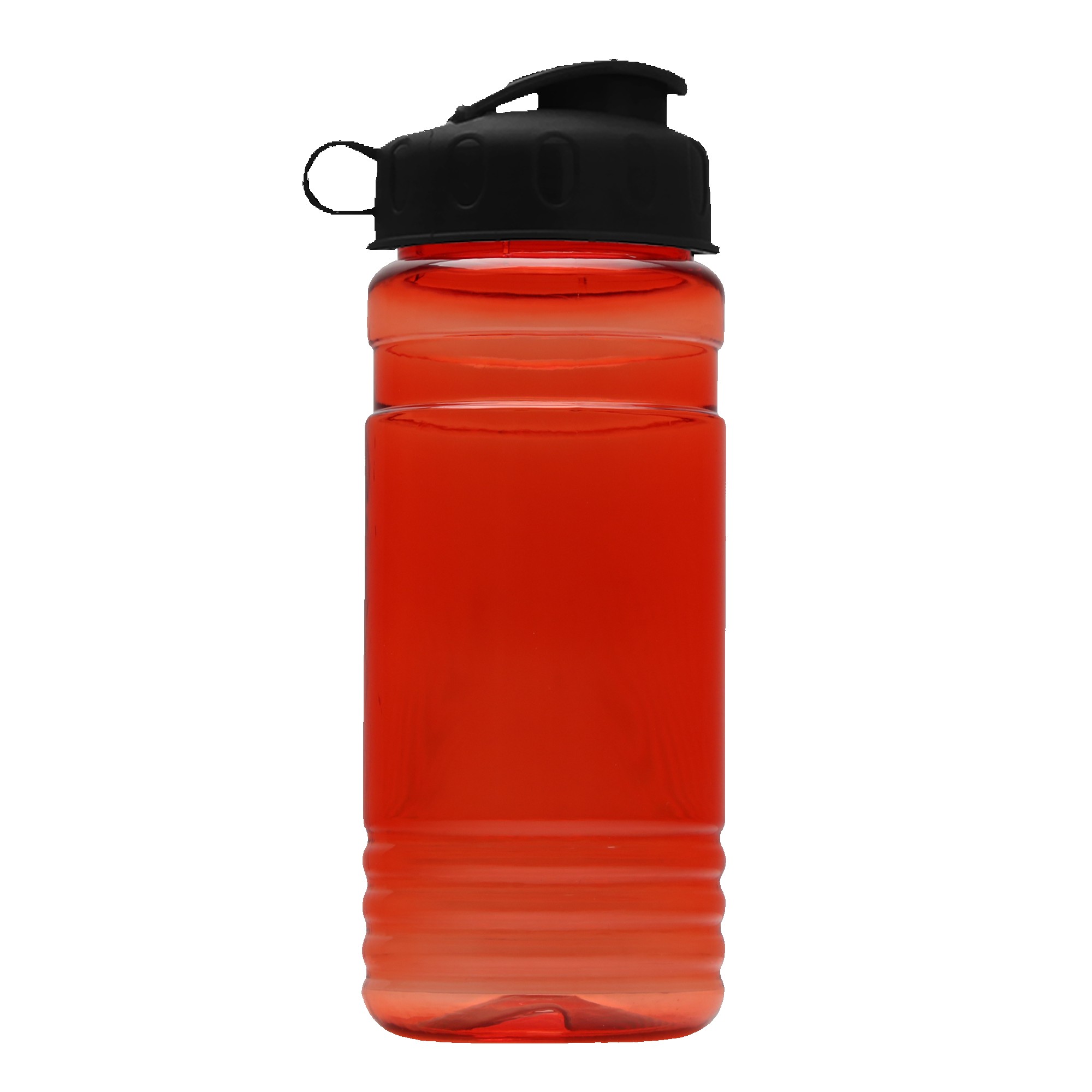 20 Oz. Transparent Sports Bottle w/Flip Top Lid 1