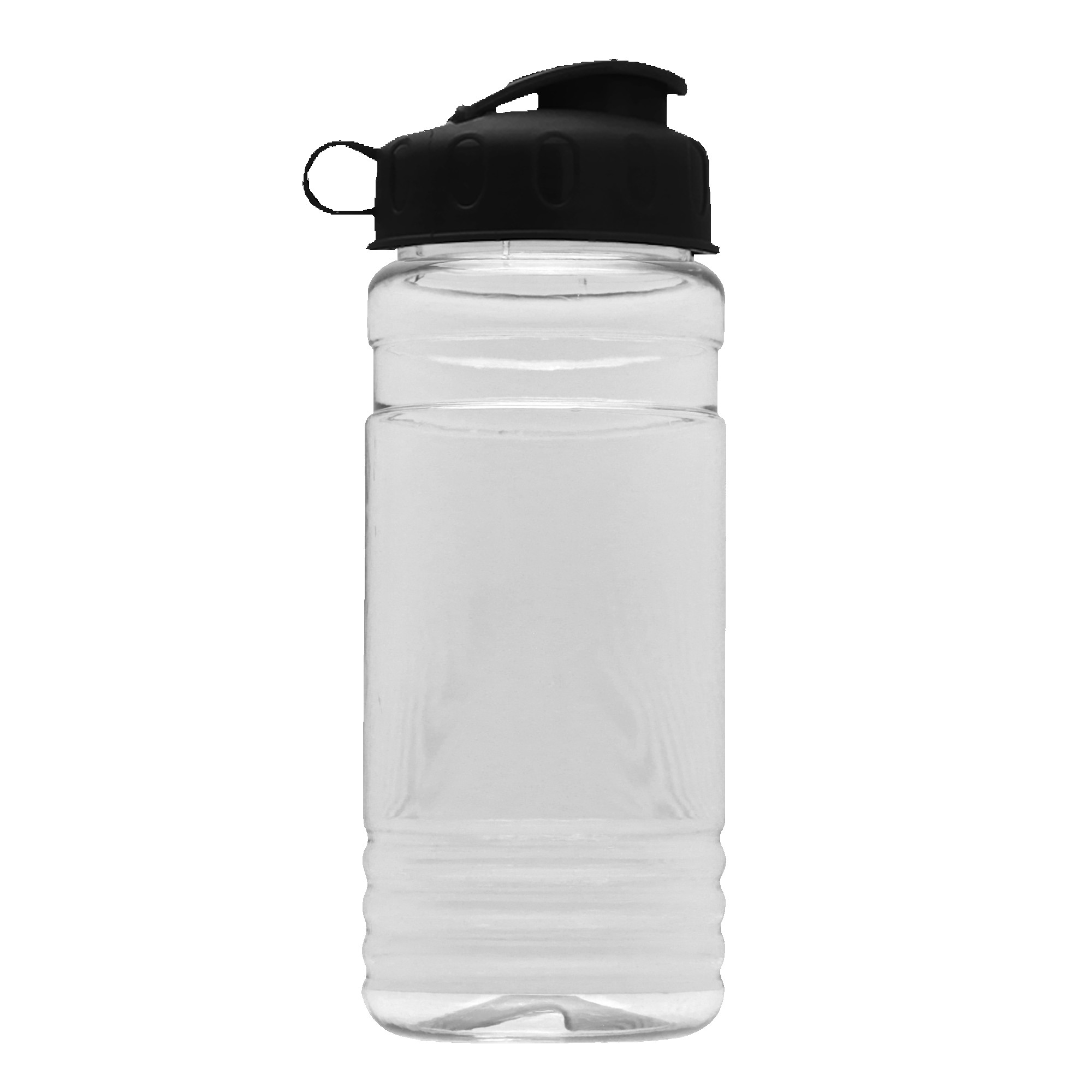 20 Oz. Transparent Sports Bottle w/Flip Top Lid 1