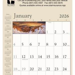 Triumph® Calendars Decorator Memo (Tan) Calendar 2 Triumph® Calendars Decorator Memo (Tan) Calendar 2