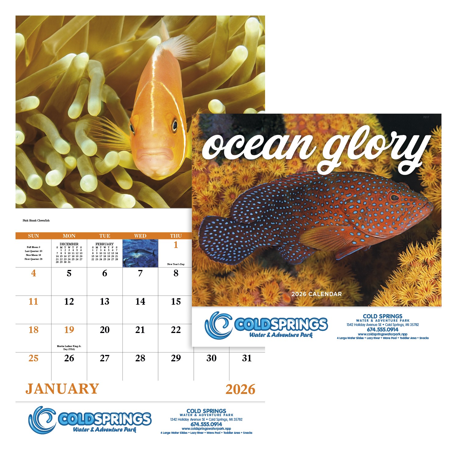 Good Value™ Ocean Glory - Stapled Calendar 2