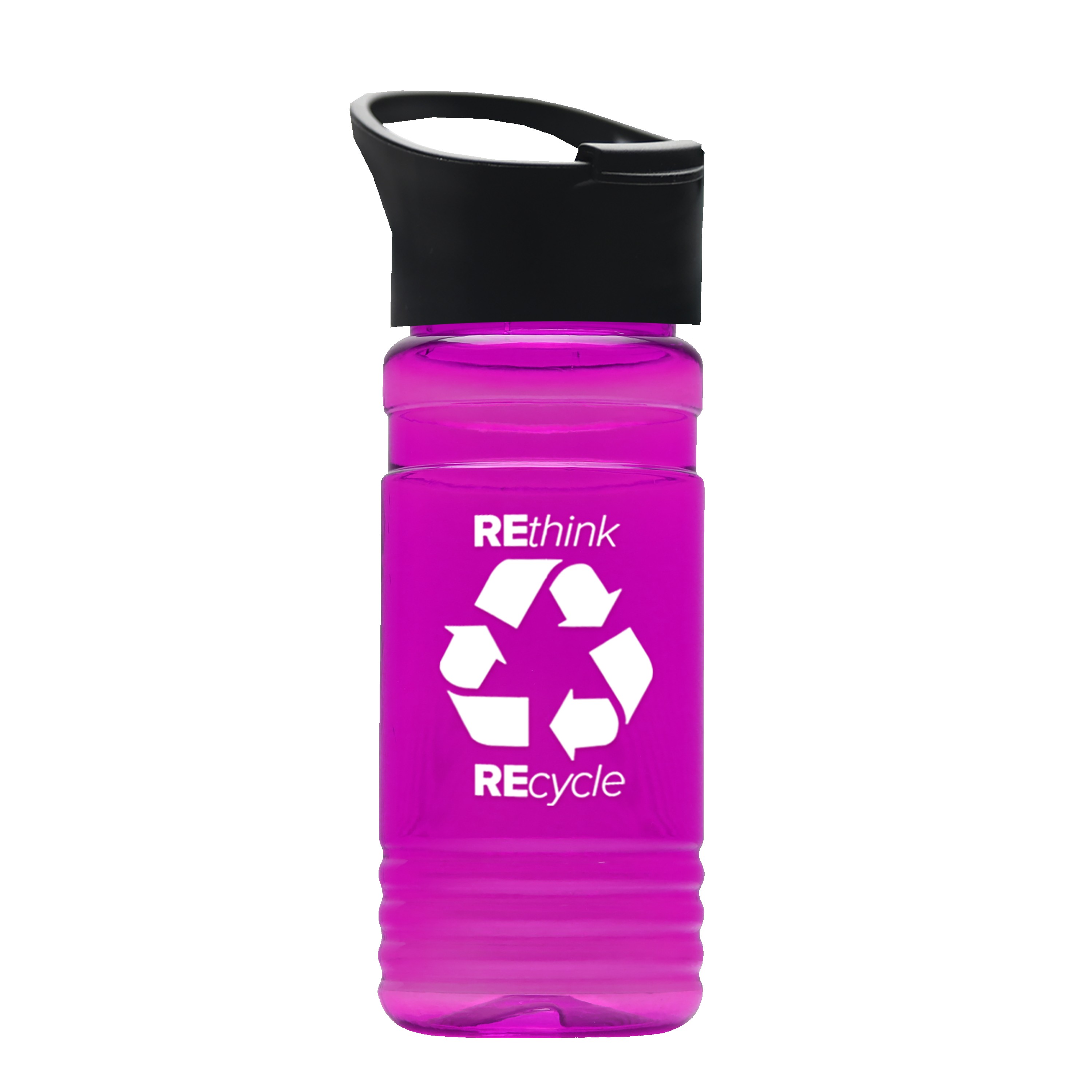 Garyline® RPET Bottle with Pop-Up Lid - 20 oz. 2