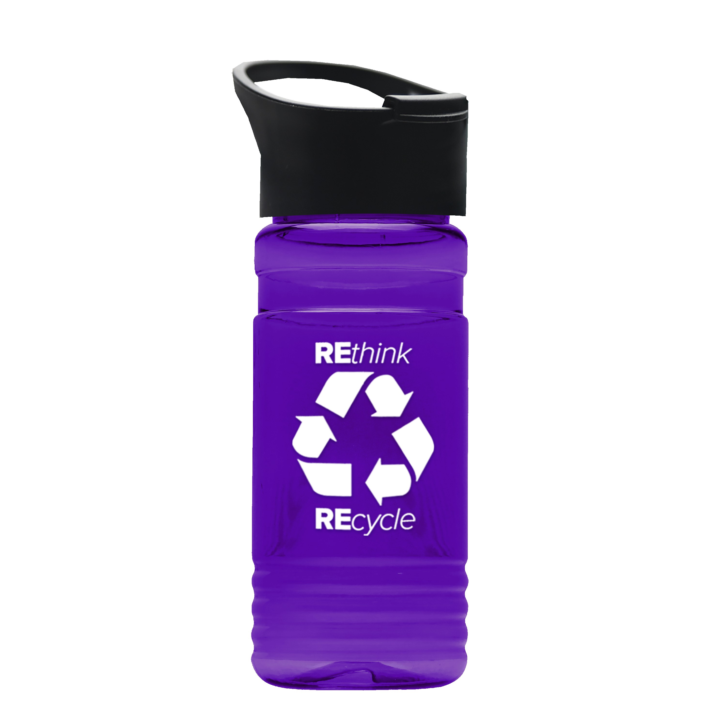 Garyline® RPET Bottle with Pop-Up Lid - 20 oz. 2
