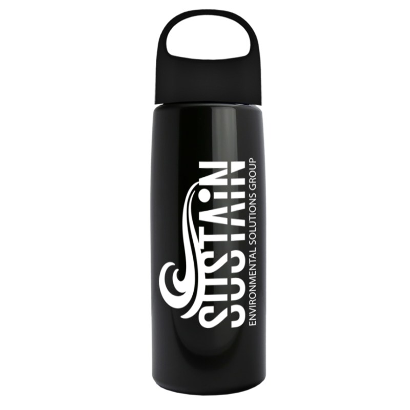 26 Oz. Metalike Flair Bottle w/Oval Crest Lid 1 26 Oz. Metalike Flair Bottle w/Oval Crest Lid 1