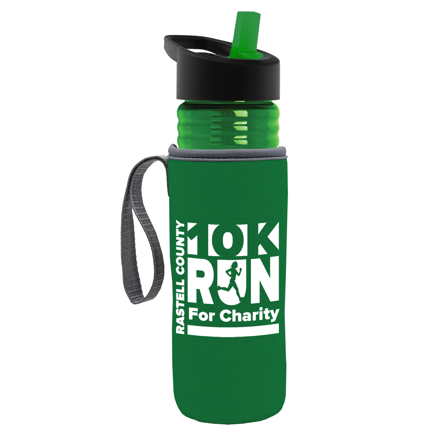 The Lifeguard - 24 Oz. Pete Bottle With Flip Straw Lid 1