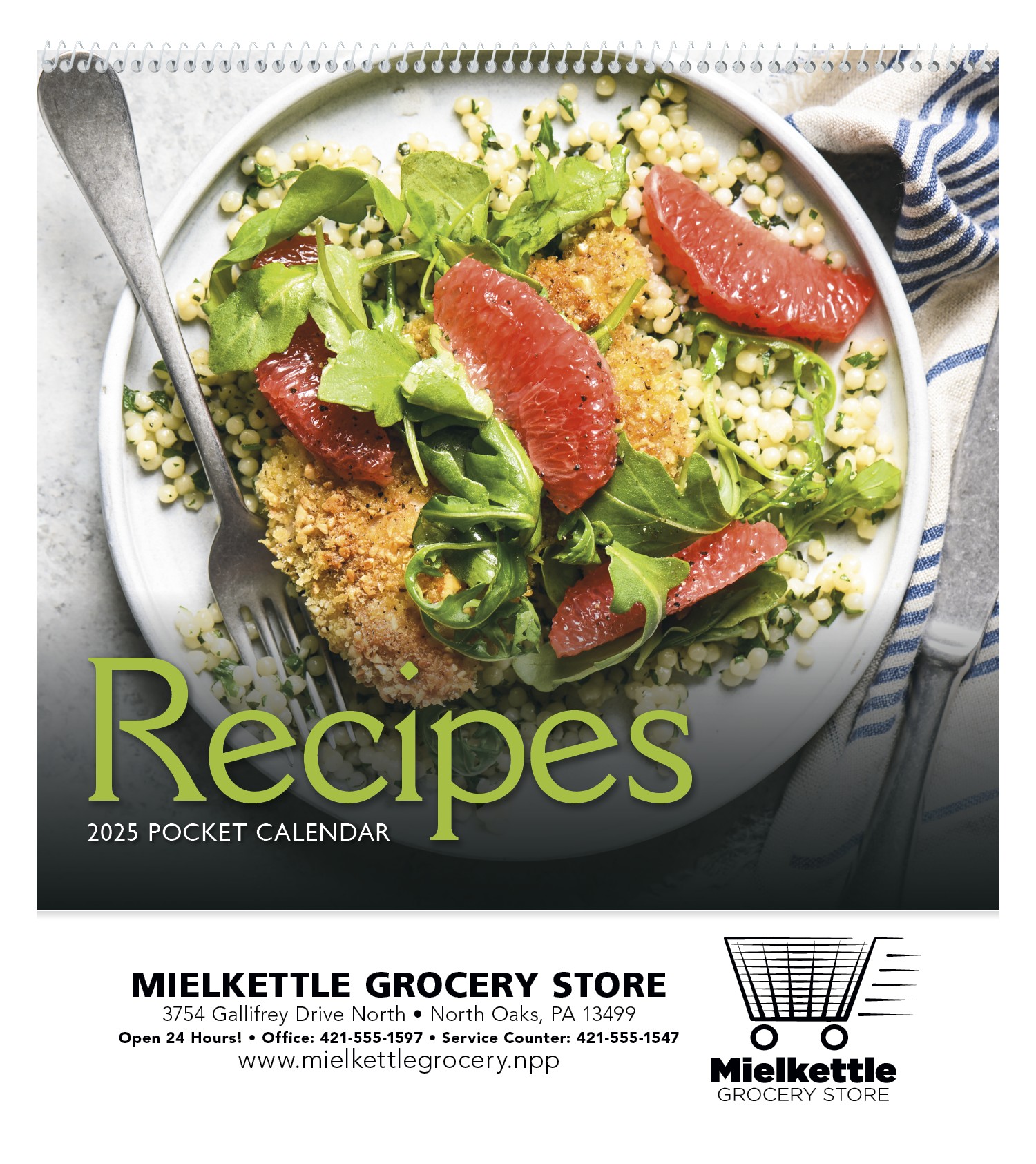 HotLine® Products Recipe Pocket Calendar 2