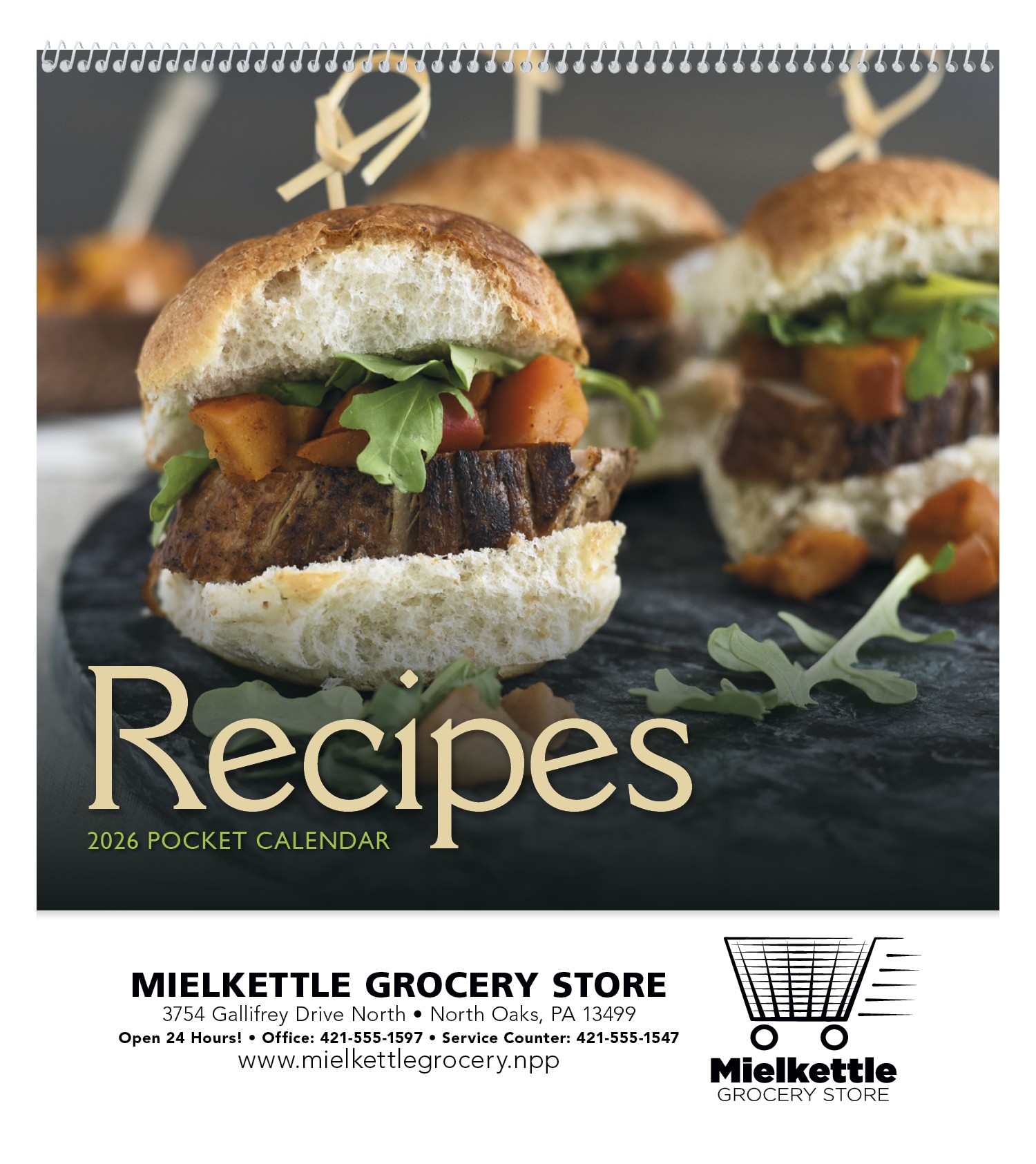 HotLine® Products Recipe Pocket Calendar 2