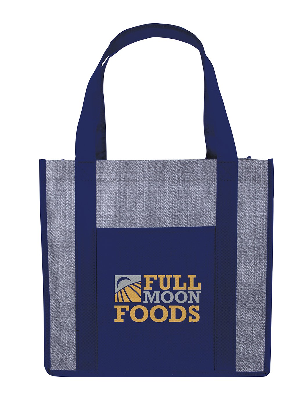 Good Value™ Laminated Heathered Non-Woven Grocery Tote 2