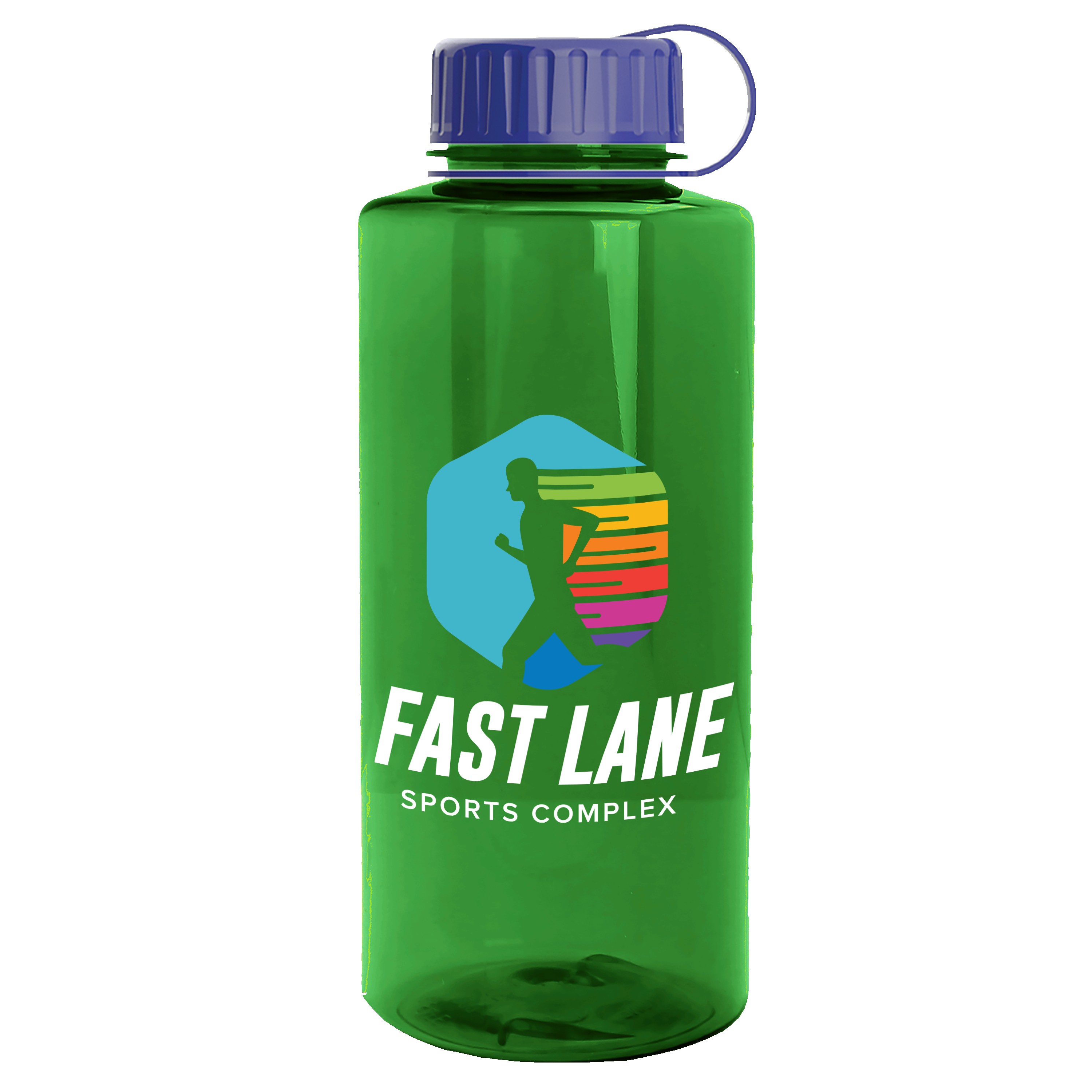 Garyline® Mountaineer Tritan® Renew Bottle with Tethered Lid - 36 oz. 2