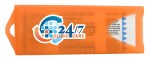 Good Value™ Original Colored Bandage Dispenser with Clear Bandages - 41259 translucent orange image Good Value™ Original Colored Bandage Dispenser with Clear Bandages - 41259 translucent orange image