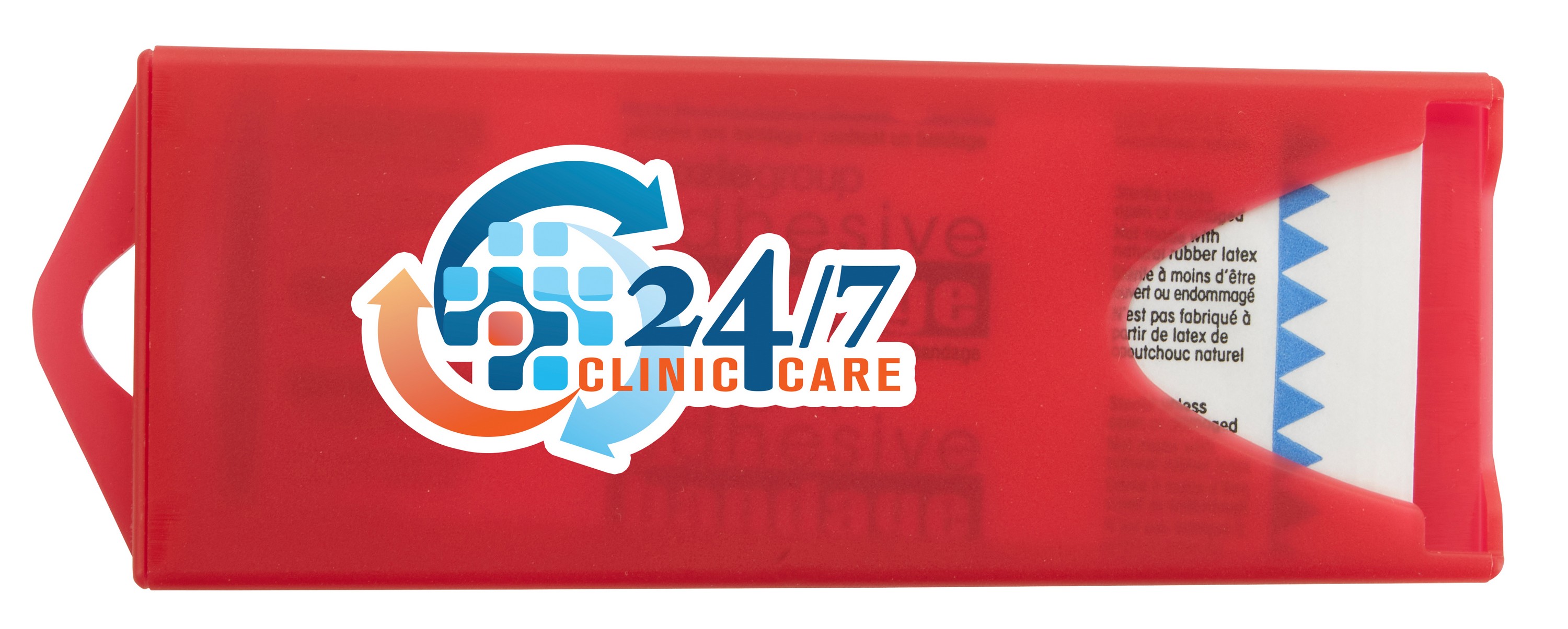 Good Value™ Original Colored Bandage Dispenser with Clear Bandages 2