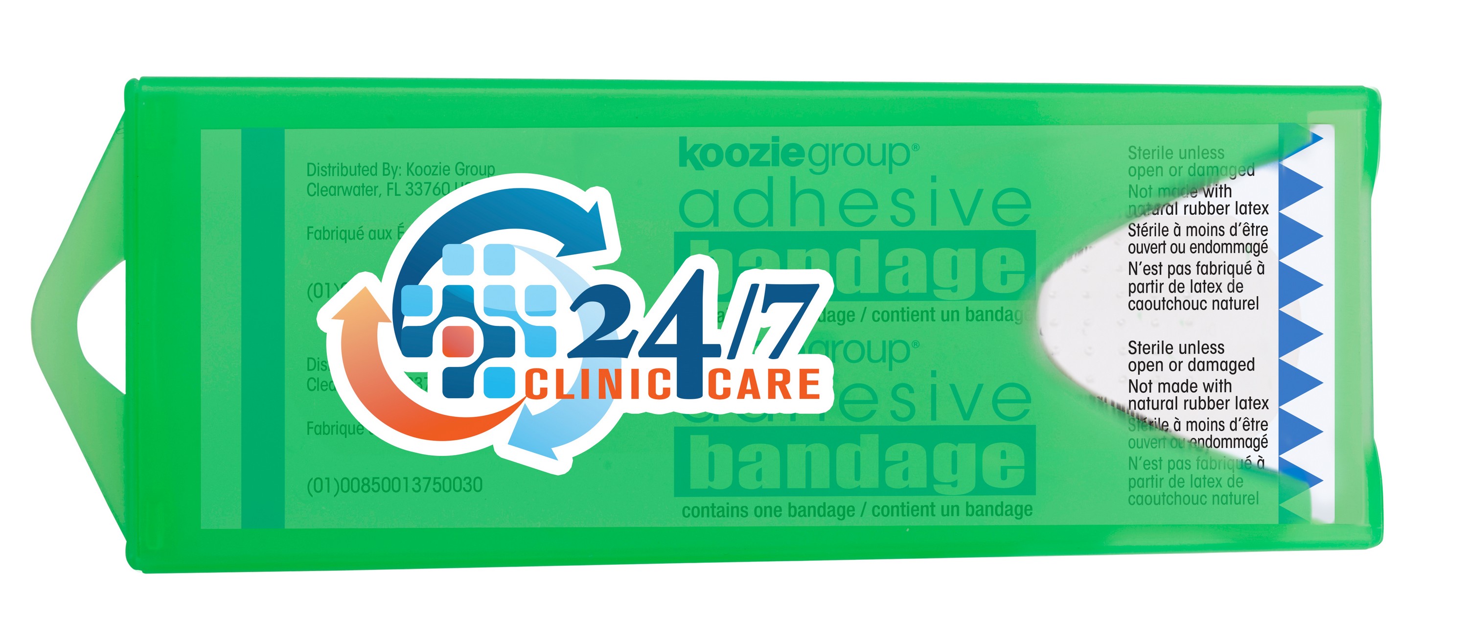 Good Value™ Original Colored Bandage Dispenser with Clear Bandages 2