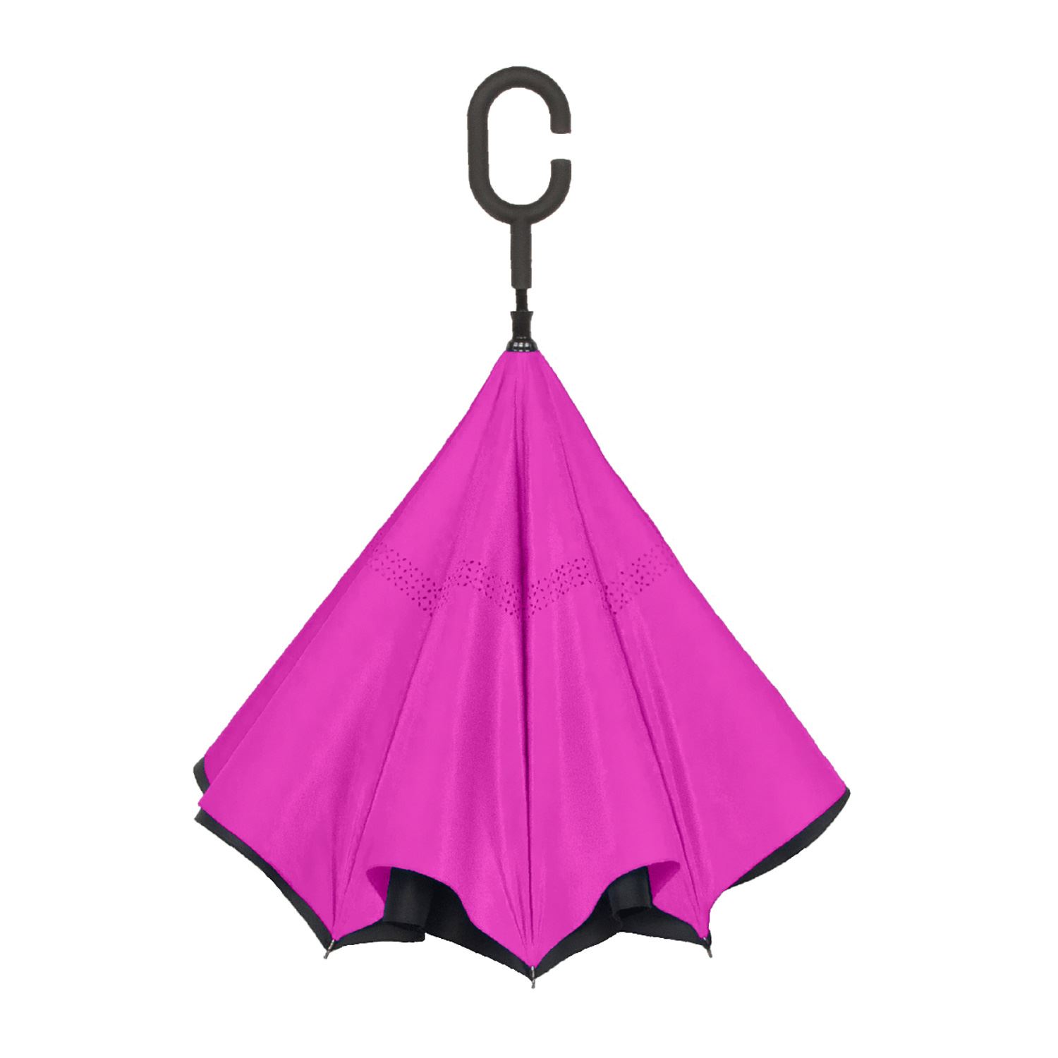 Shed Rain™ UnbelievaBrella® 48" Reverse-Close Manual Stick Umbrella (Solids) 2