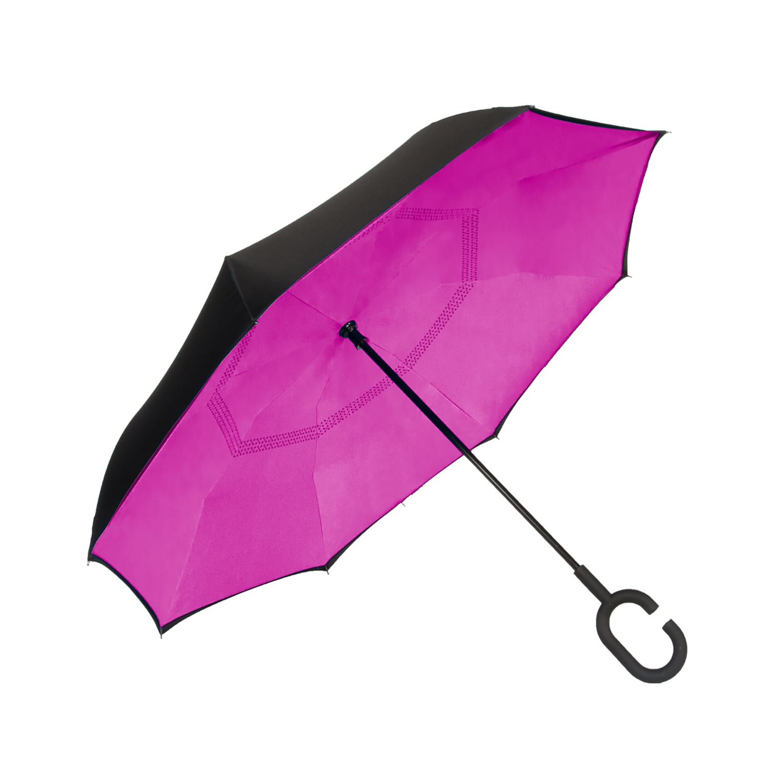 Shed Rain™ UnbelievaBrella® 48" Reverse-Close Manual Stick Umbrella (Solids) 2