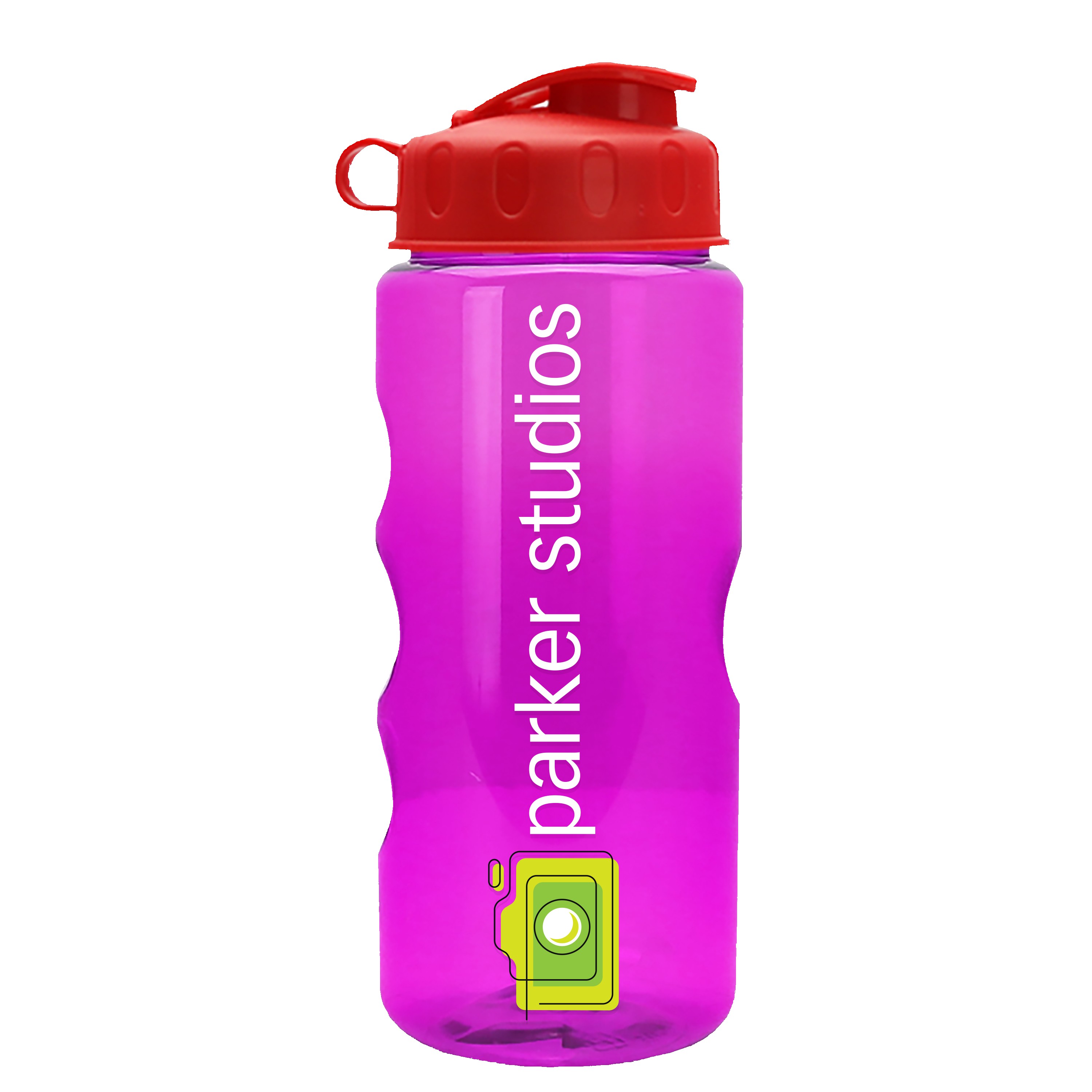 Garyline® Mini Mountain Tritan® Bottle with Flip Lid - 22 oz. 2