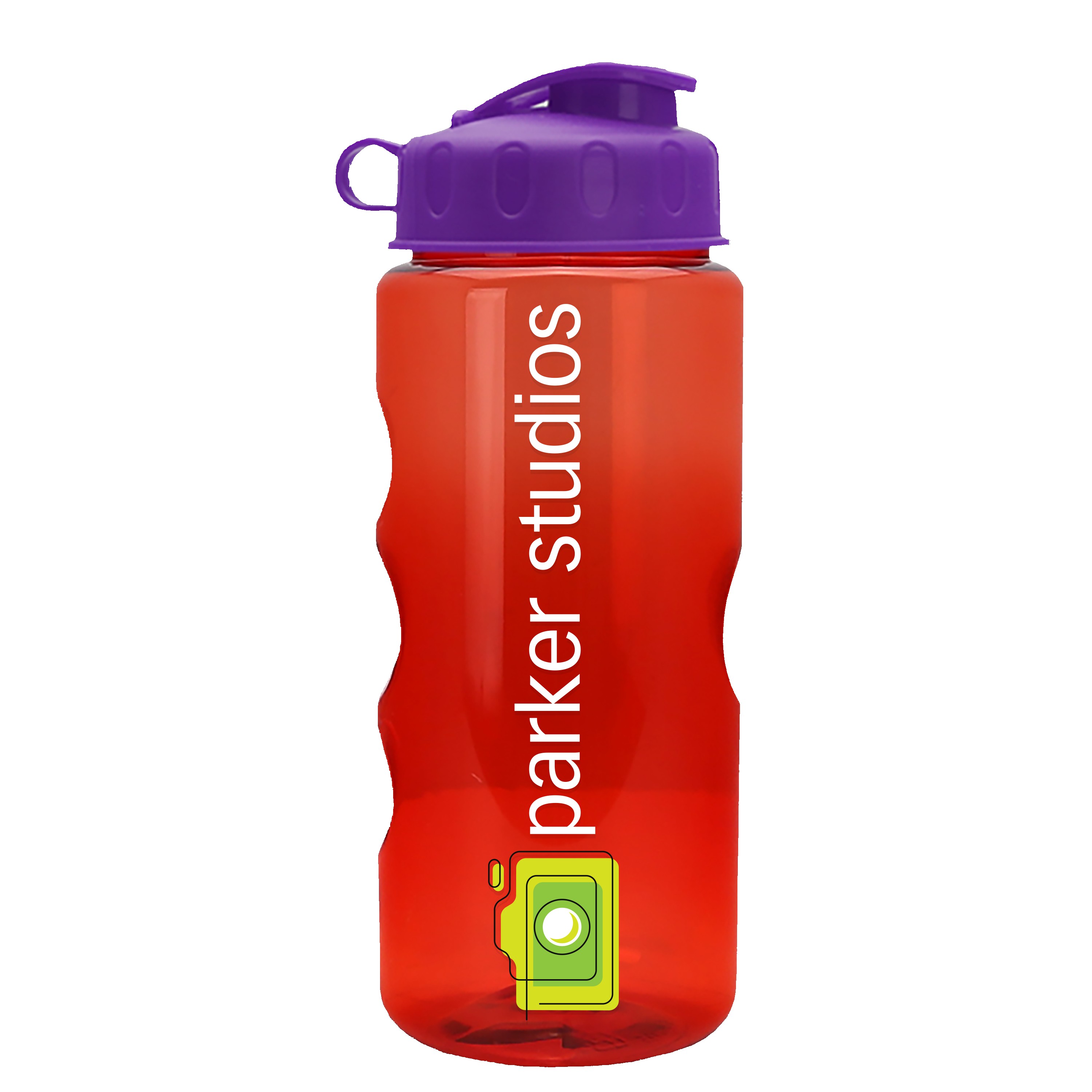 Garyline® Mini Mountain Tritan® Bottle with Flip Lid - 22 oz. 2