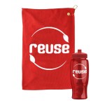 Golf Towel In A Transparent Bottle 1 Golf Towel In A Transparent Bottle 1