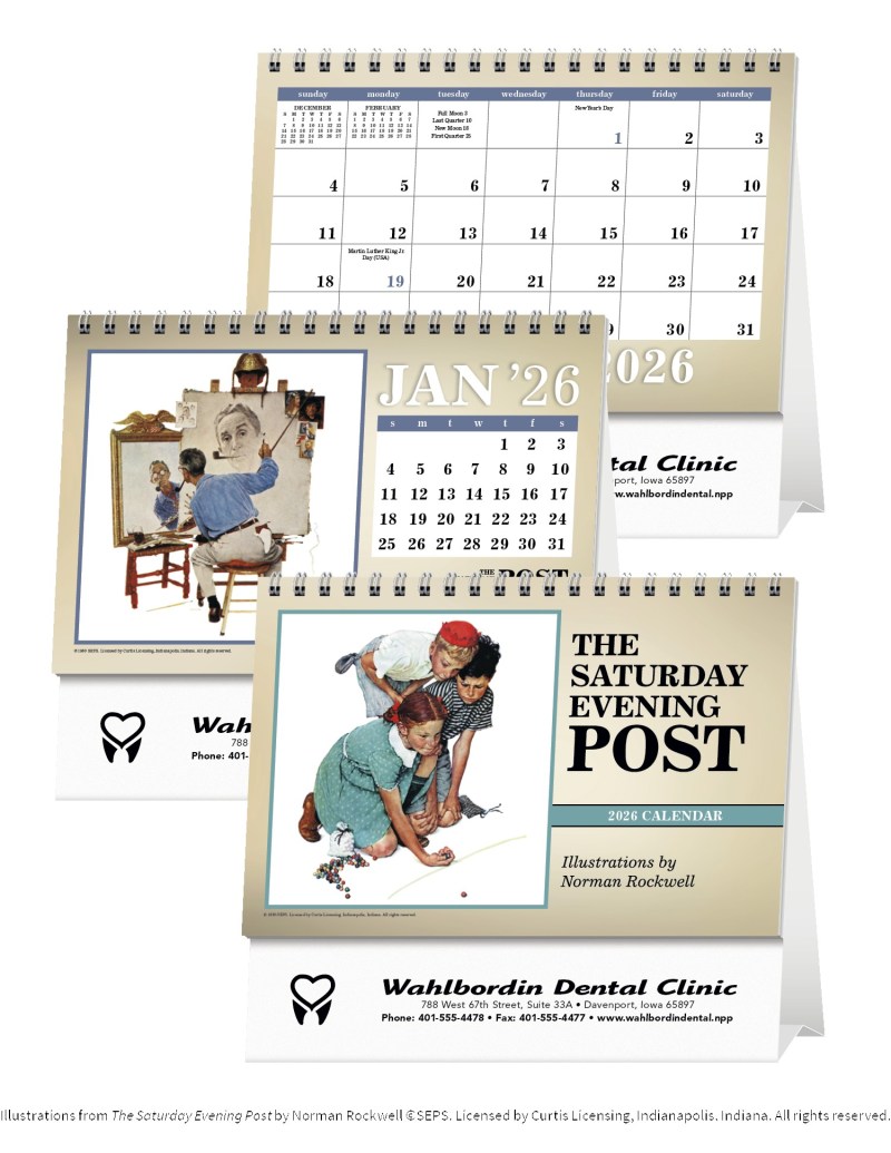 Triumph® Calendars The Saturday Evening Post Large Desk Calendar 2 Triumph® Calendars The Saturday Evening Post Large Desk Calendar 2