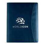 Good Value™ Executive Crescent Padfolio - CRESTEX navy with Imprint Good Value™ Executive Crescent Padfolio - CRESTEX navy with Imprint