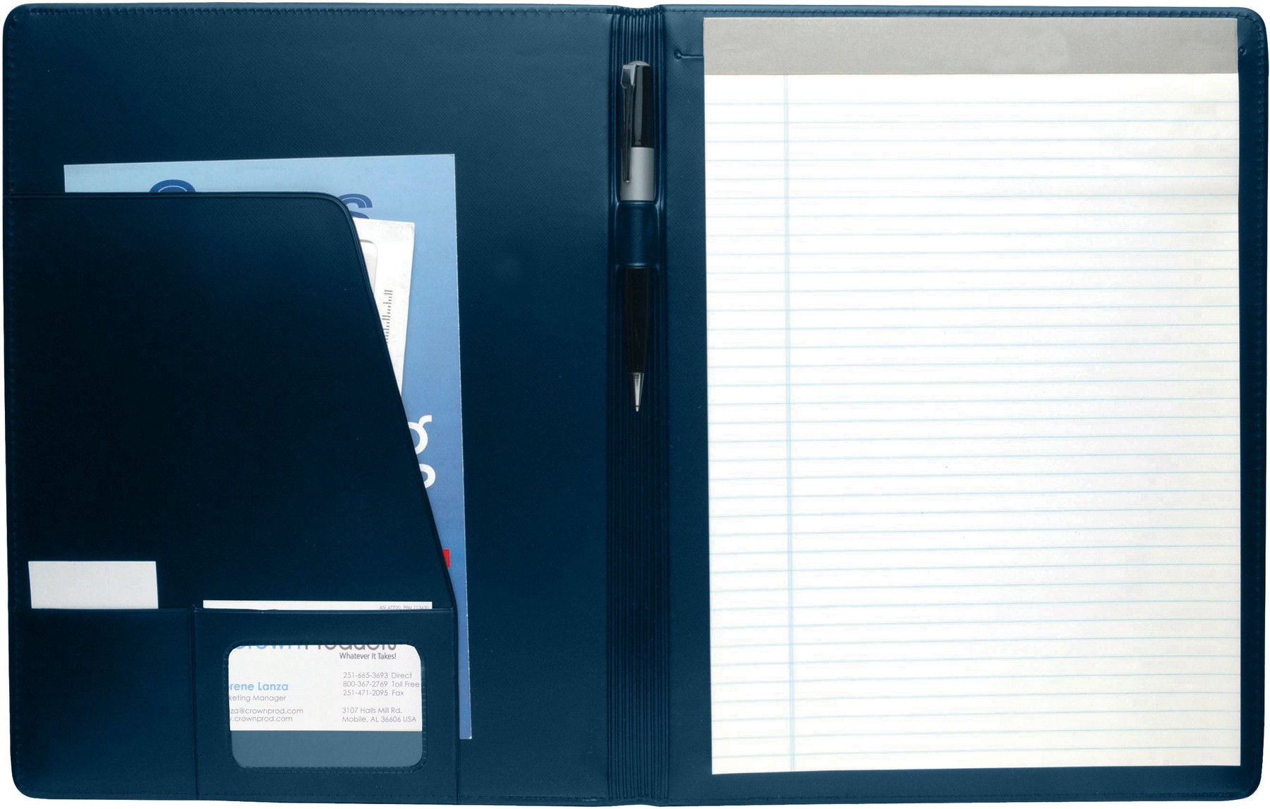 Good Value™ Executive Crescent Padfolio 2
