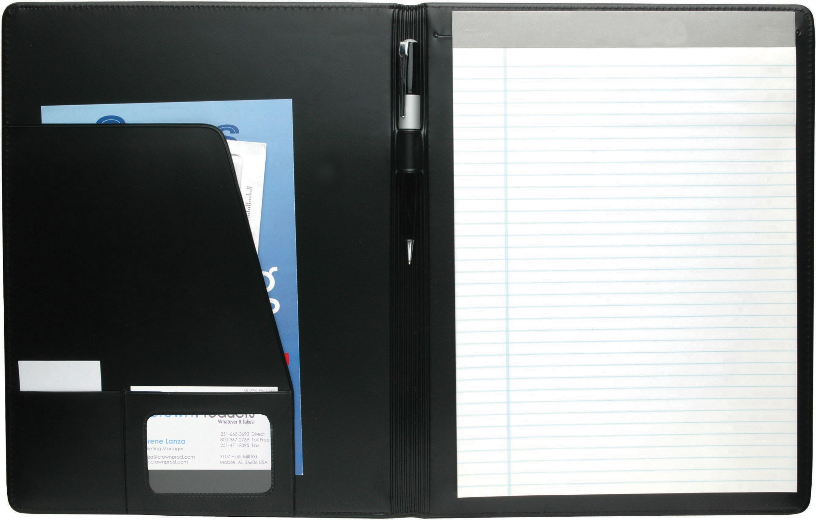 Good Value™ Executive Crescent Padfolio 2