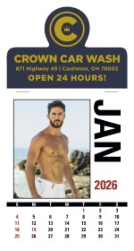 Triumph® Calendars Press-N-Stick Male Call Calendar 2 Triumph® Calendars Press-N-Stick Male Call Calendar 2