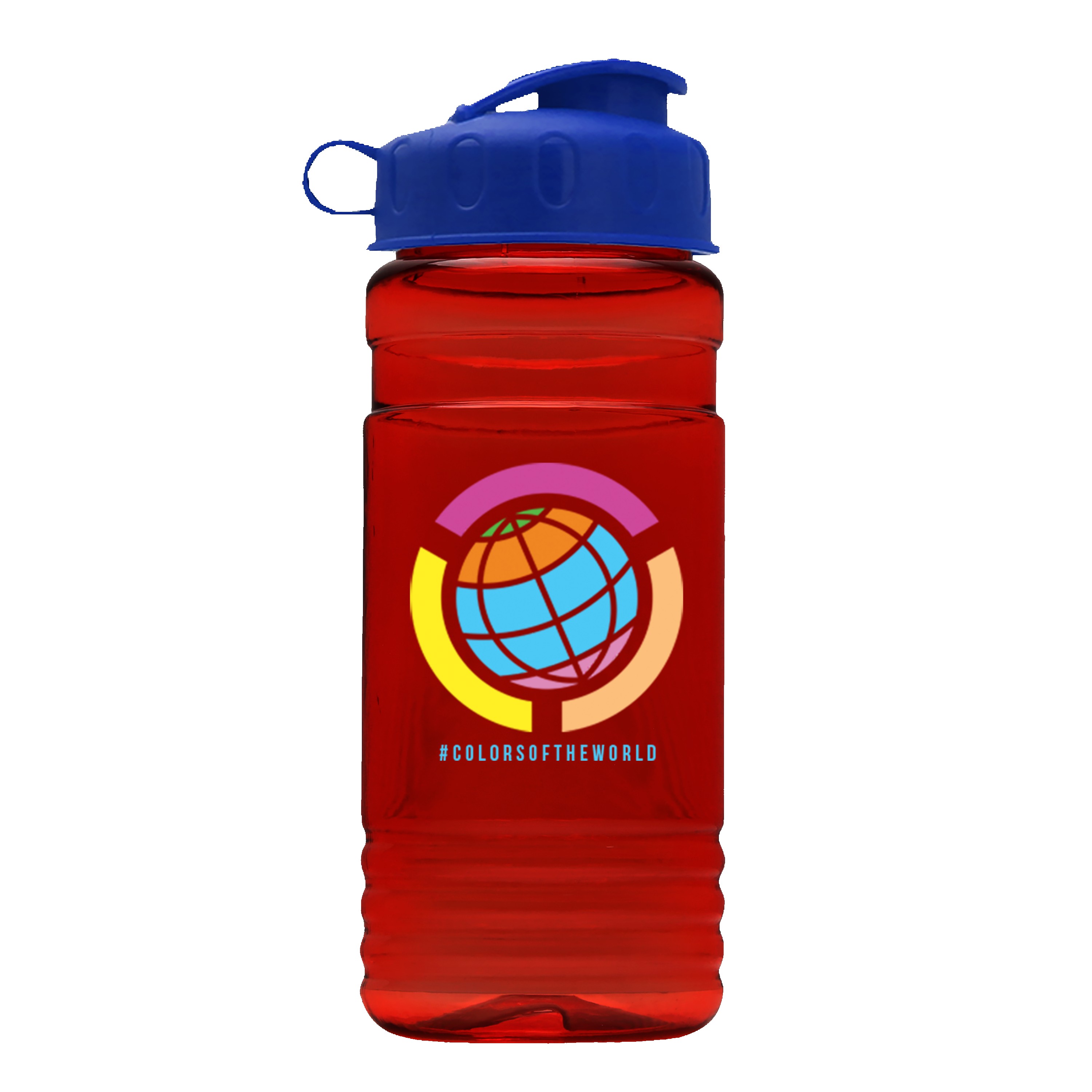 Garyline® RPET Bottle with Flip Lid - 20 oz. 2