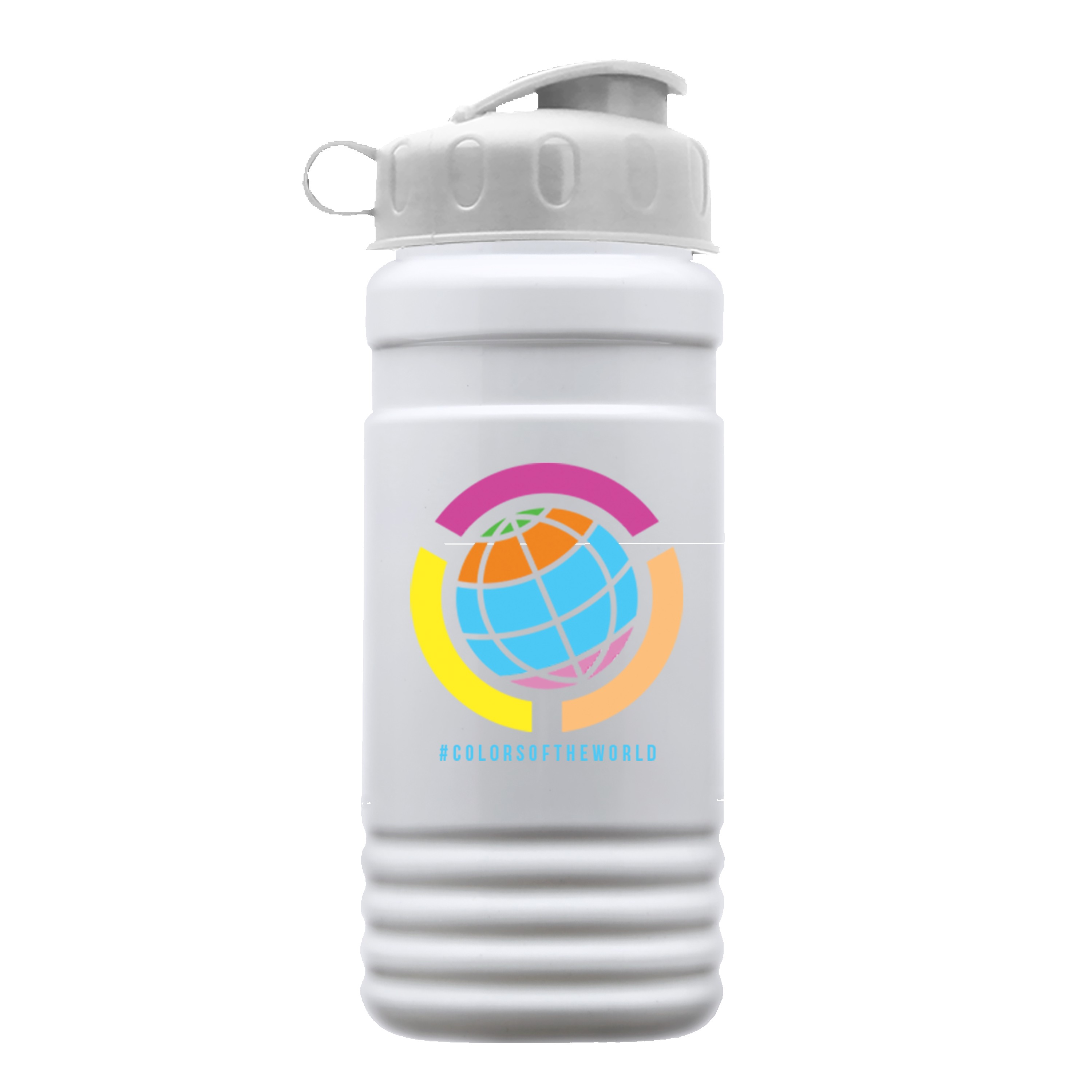 Garyline® RPET Bottle with Flip Lid - 20 oz. 2