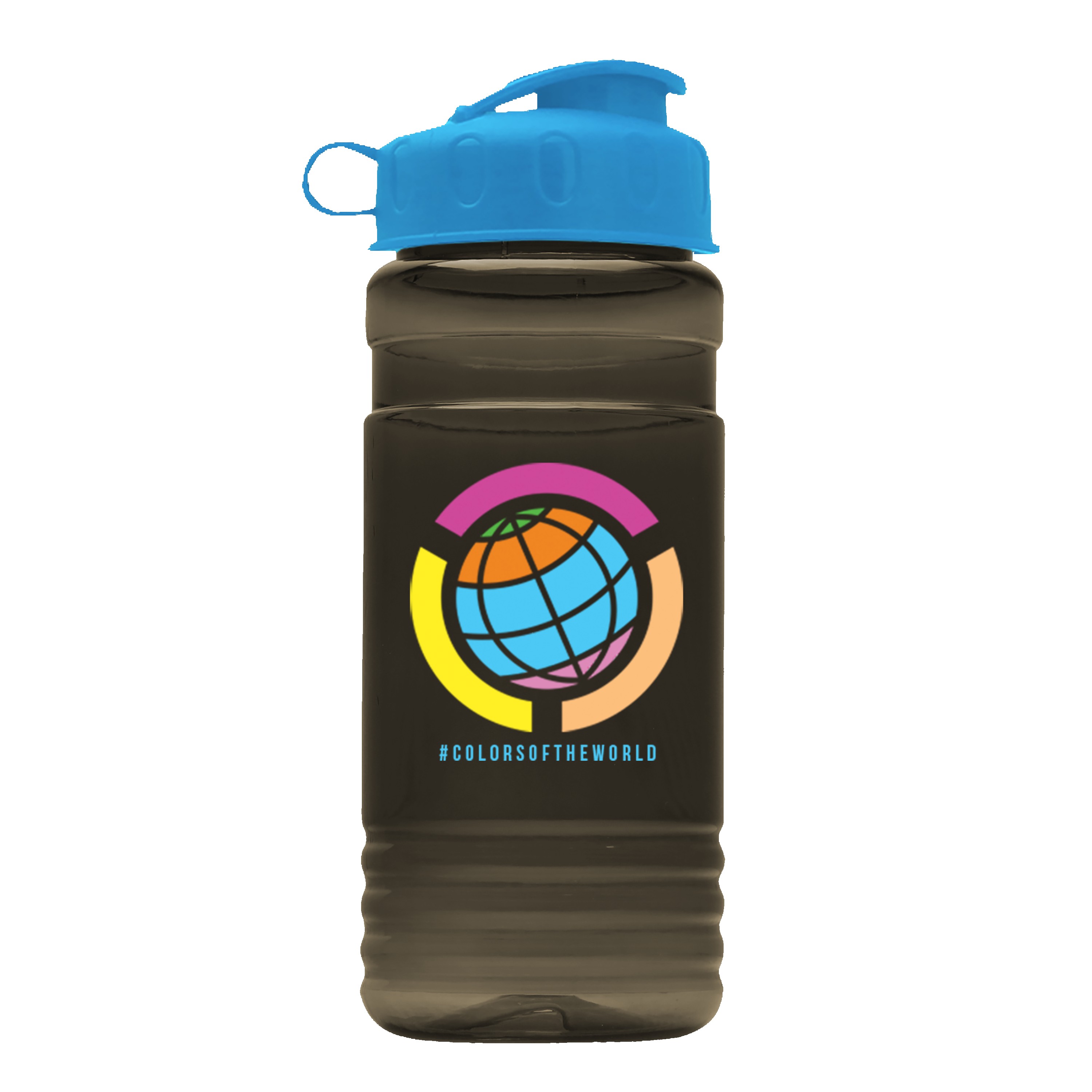 Garyline® RPET Bottle with Flip Lid - 20 oz. 2
