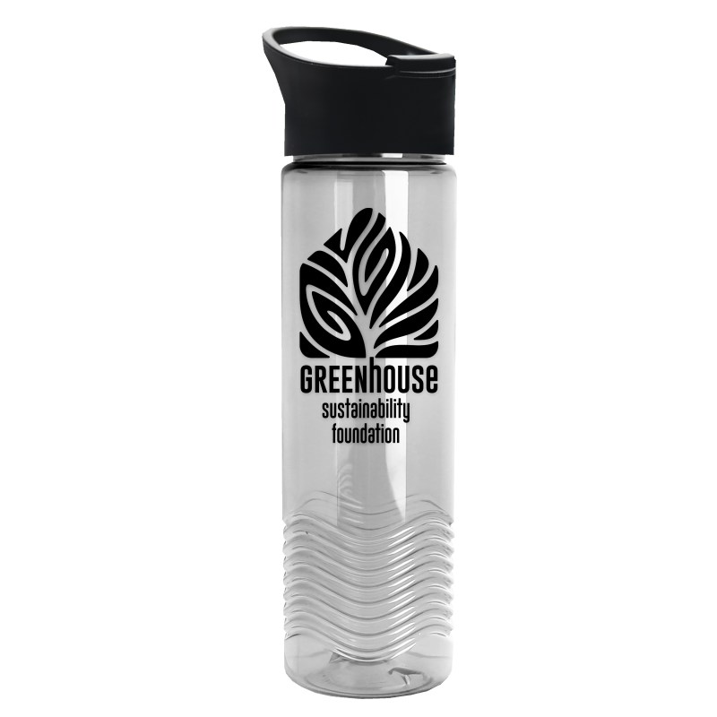 Garyline® Wave Tritan® Bottle with Pop-Up Lid - 24 oz. 2 Garyline® Wave Tritan® Bottle with Pop-Up Lid - 24 oz. 2