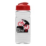 Garyline® Clear Bottle with Flip-Top Lid - 20 oz. - TB20U_clear_bottle_red_lid_full.png Garyline® Clear Bottle with Flip-Top Lid - 20 oz. - TB20U_clear_bottle_red_lid_full.png