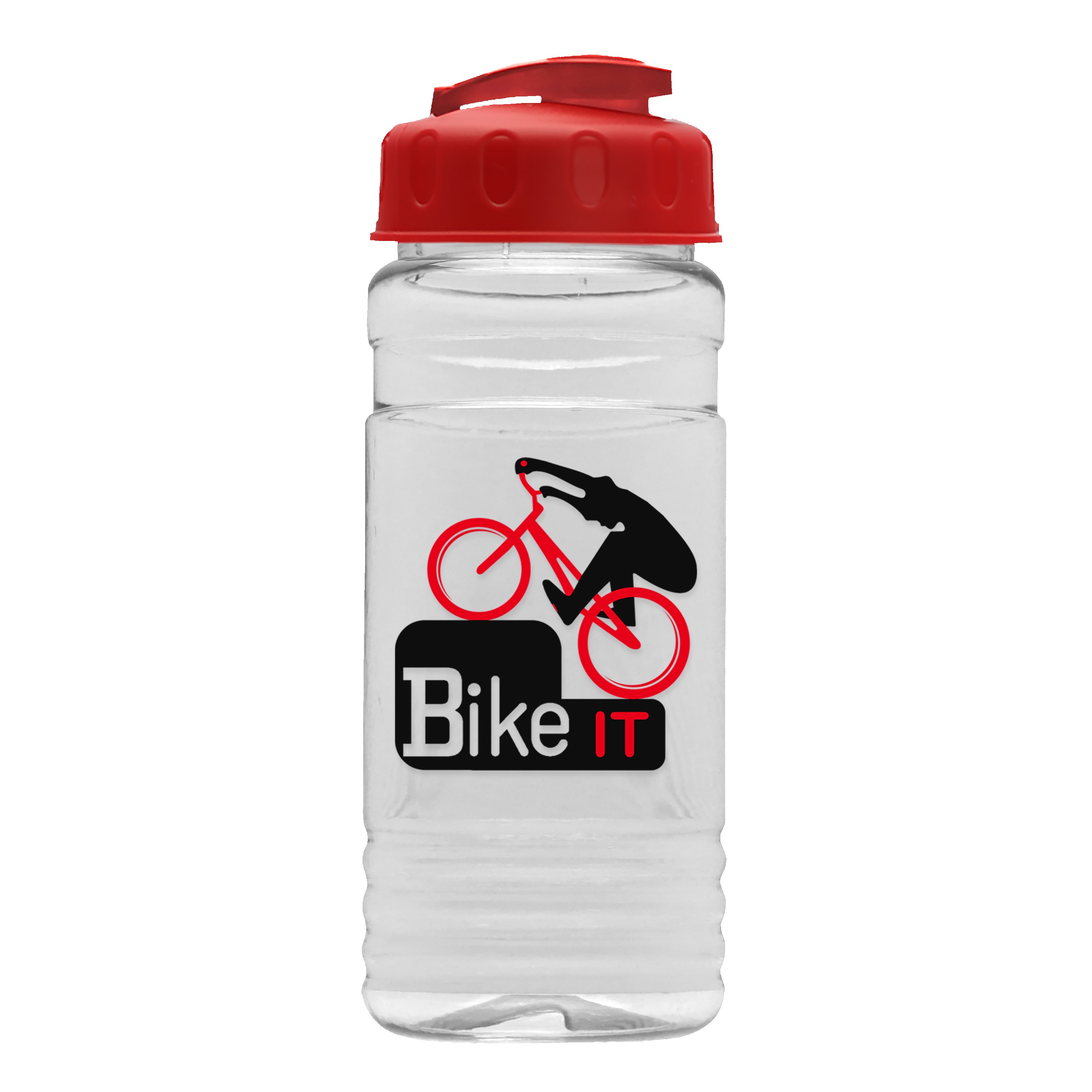 Garyline® Clear Bottle with Flip-Top Lid - 20 oz. 2