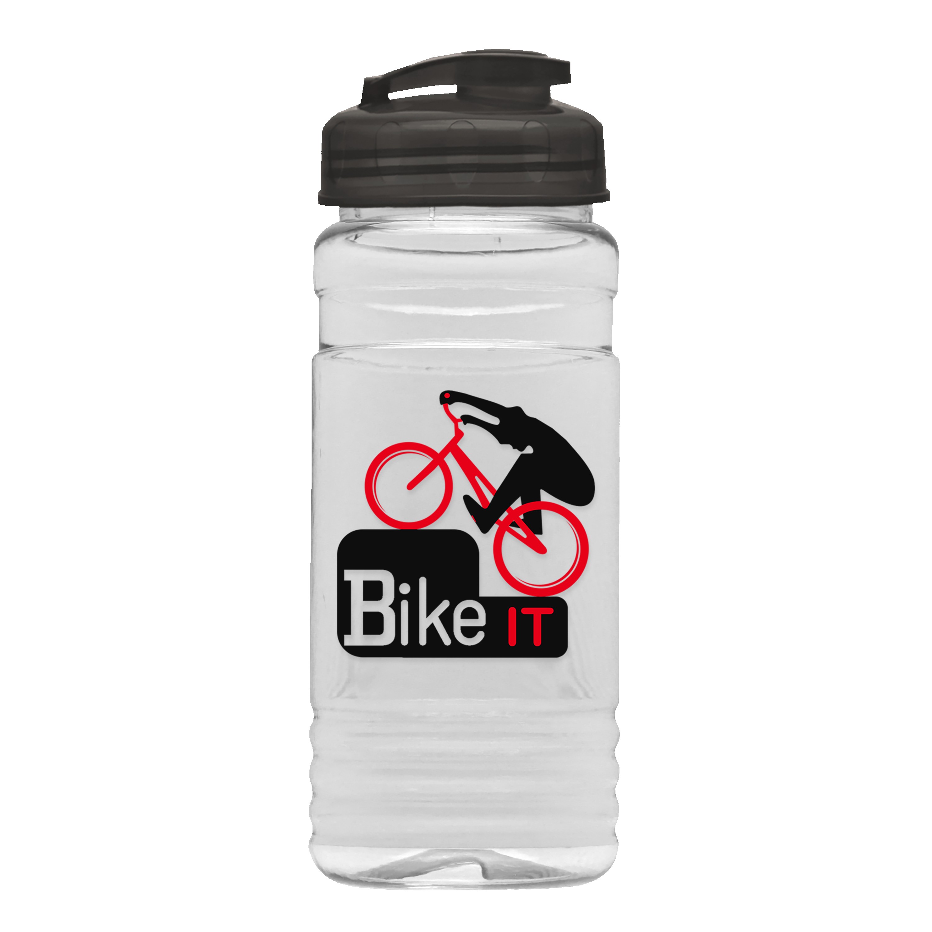 Garyline® Clear Bottle with Flip-Top Lid - 20 oz. 2