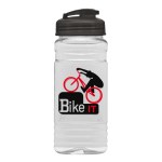 Garyline® Clear Bottle with Flip-Top Lid - 20 oz. - TB20U_clear_bottle_smoke_lid_full.png Garyline® Clear Bottle with Flip-Top Lid - 20 oz. - TB20U_clear_bottle_smoke_lid_full.png