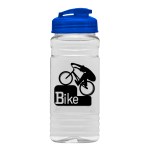 Garyline® Clear Bottle with Flip-Top Lid - 20 oz. - TB20U_clear_bottle_translucentblue_lid_1c.png Garyline® Clear Bottle with Flip-Top Lid - 20 oz. - TB20U_clear_bottle_translucentblue_lid_1c.png
