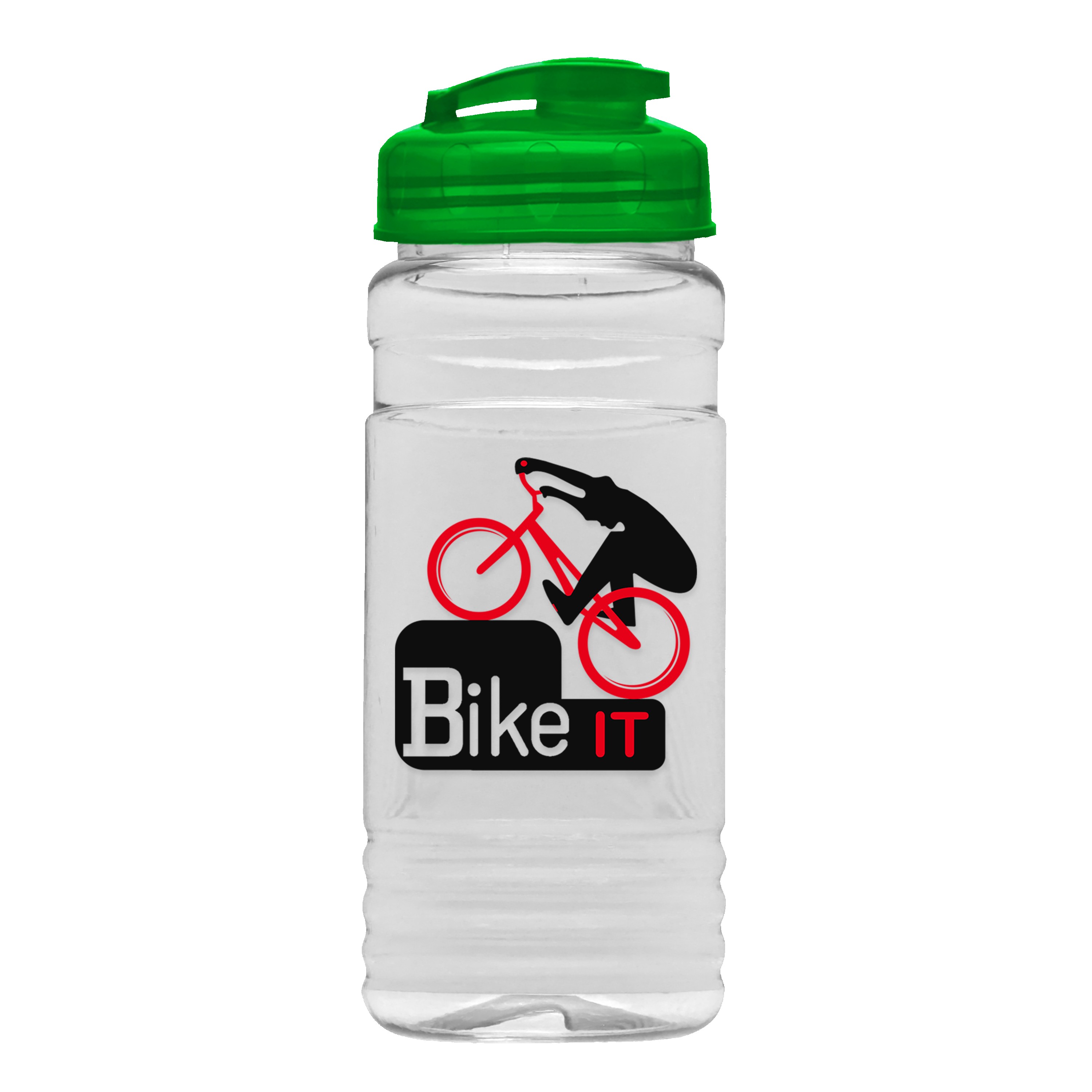 Garyline® Clear Bottle with Flip-Top Lid - 20 oz. 2