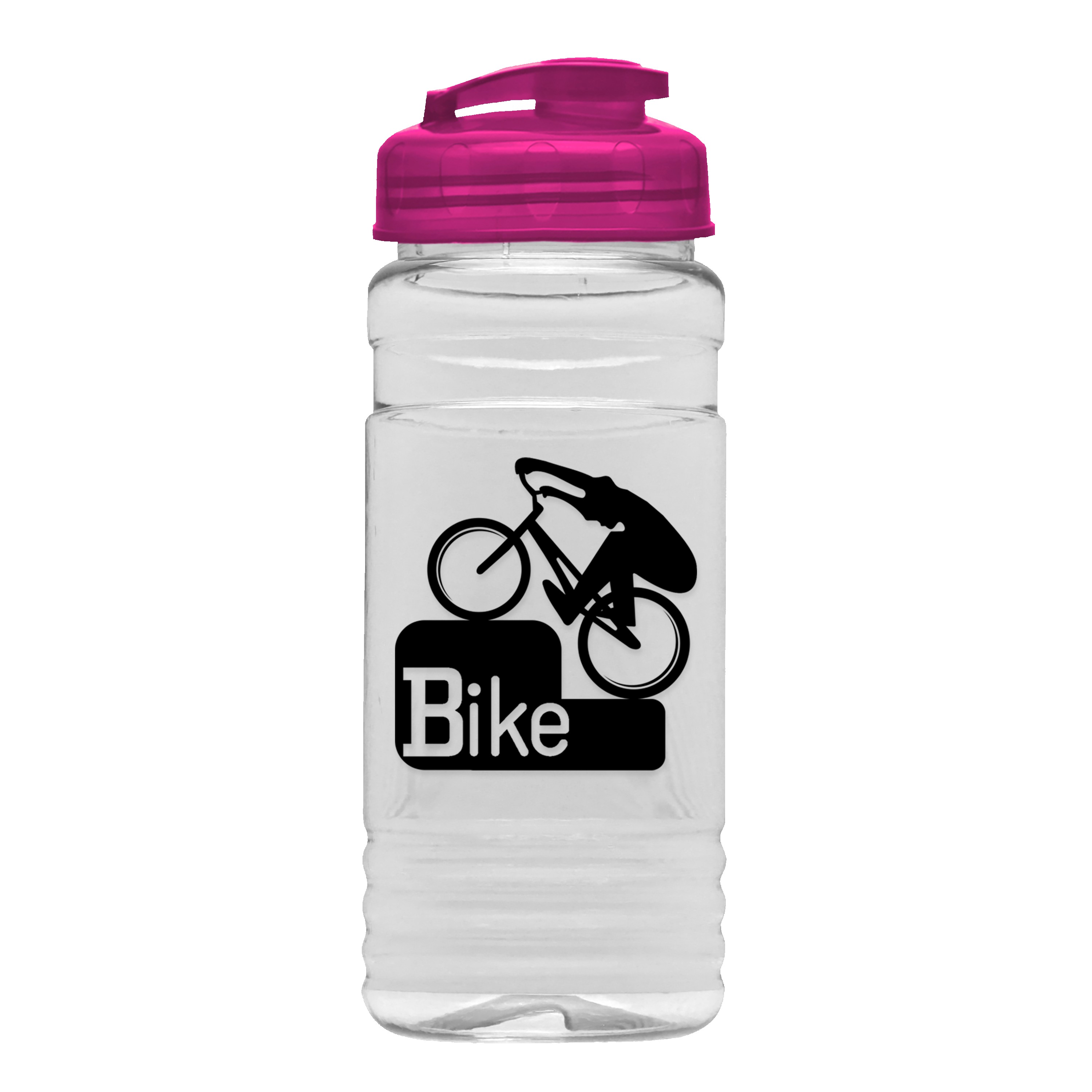 Garyline® Clear Bottle with Flip-Top Lid - 20 oz. 2